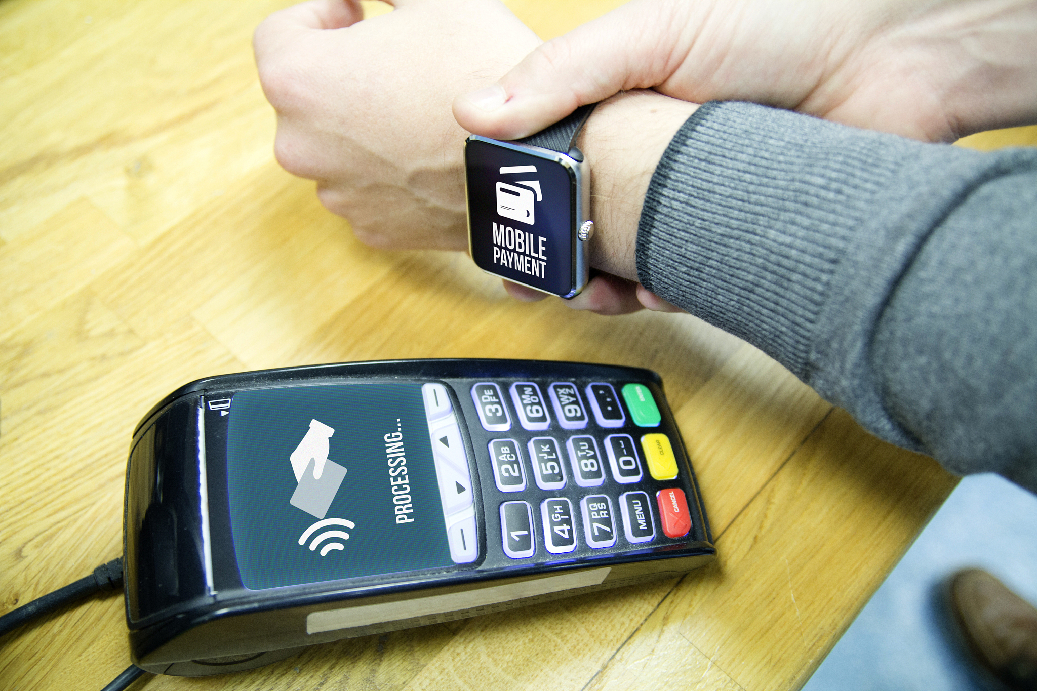 paying with smart watch