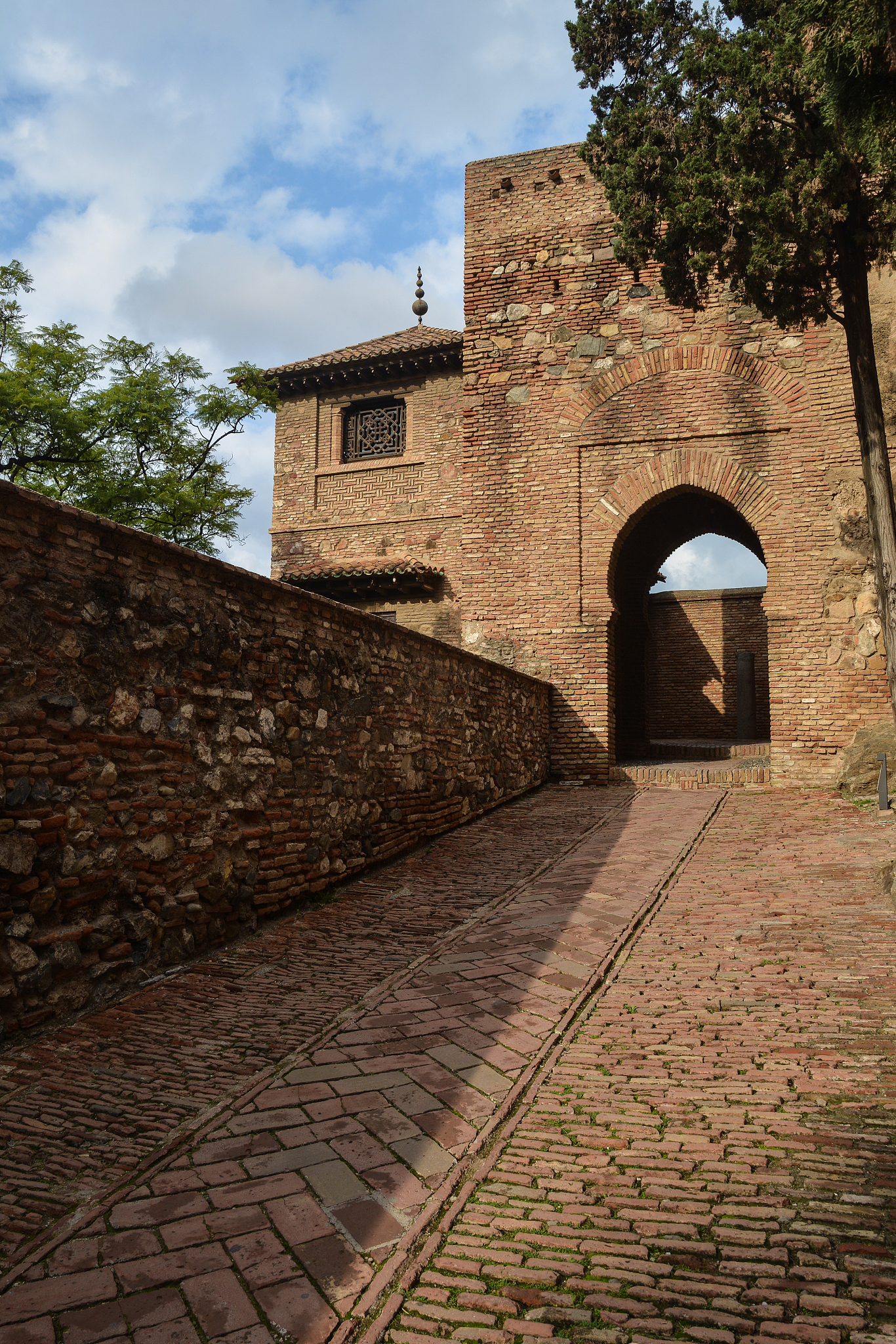 fortress of malaga, andalusia.