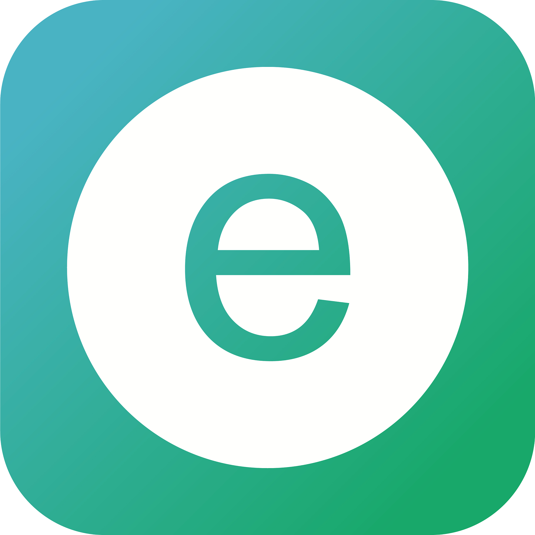 beautiful edge glyph icon