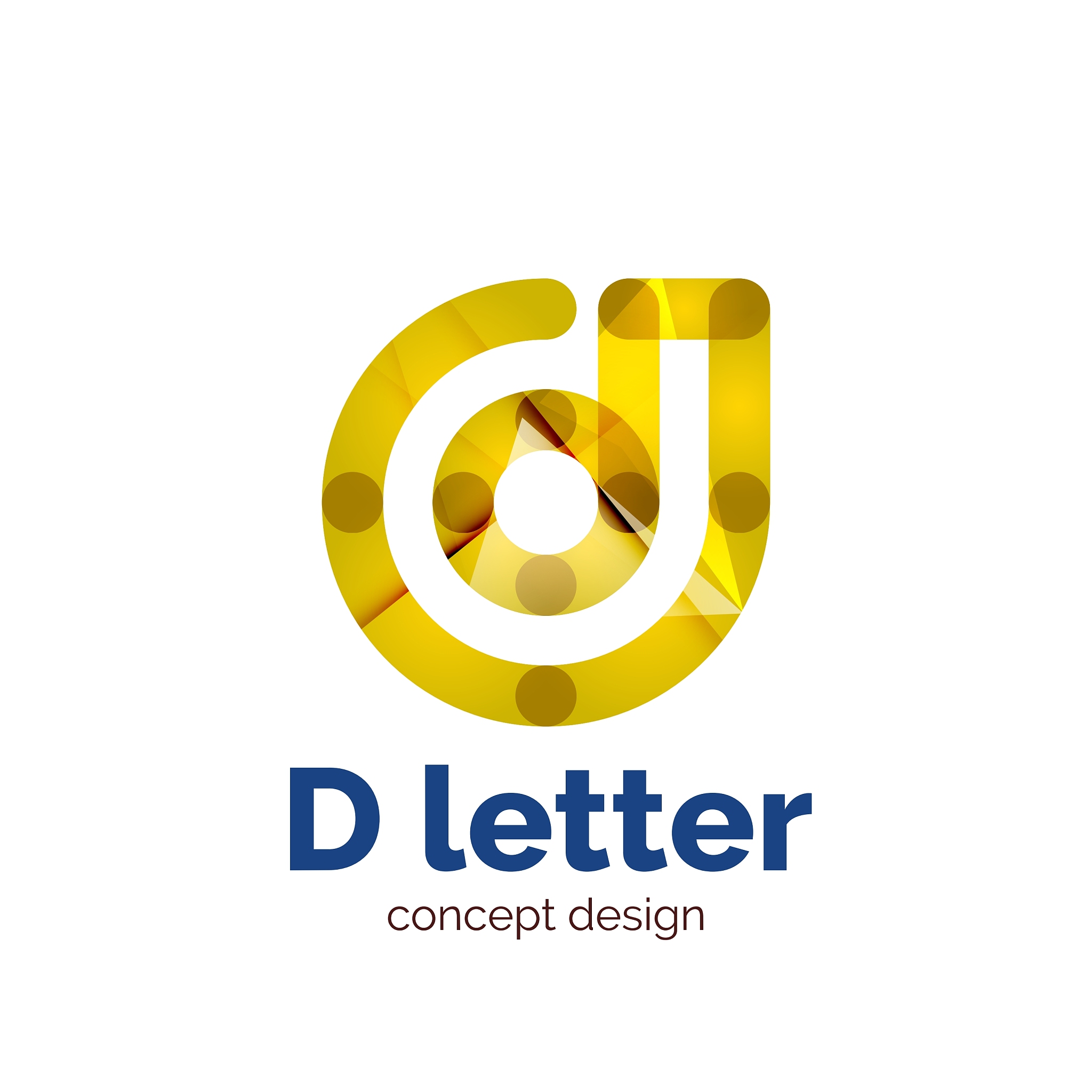 modern minimalistic letter concept logo