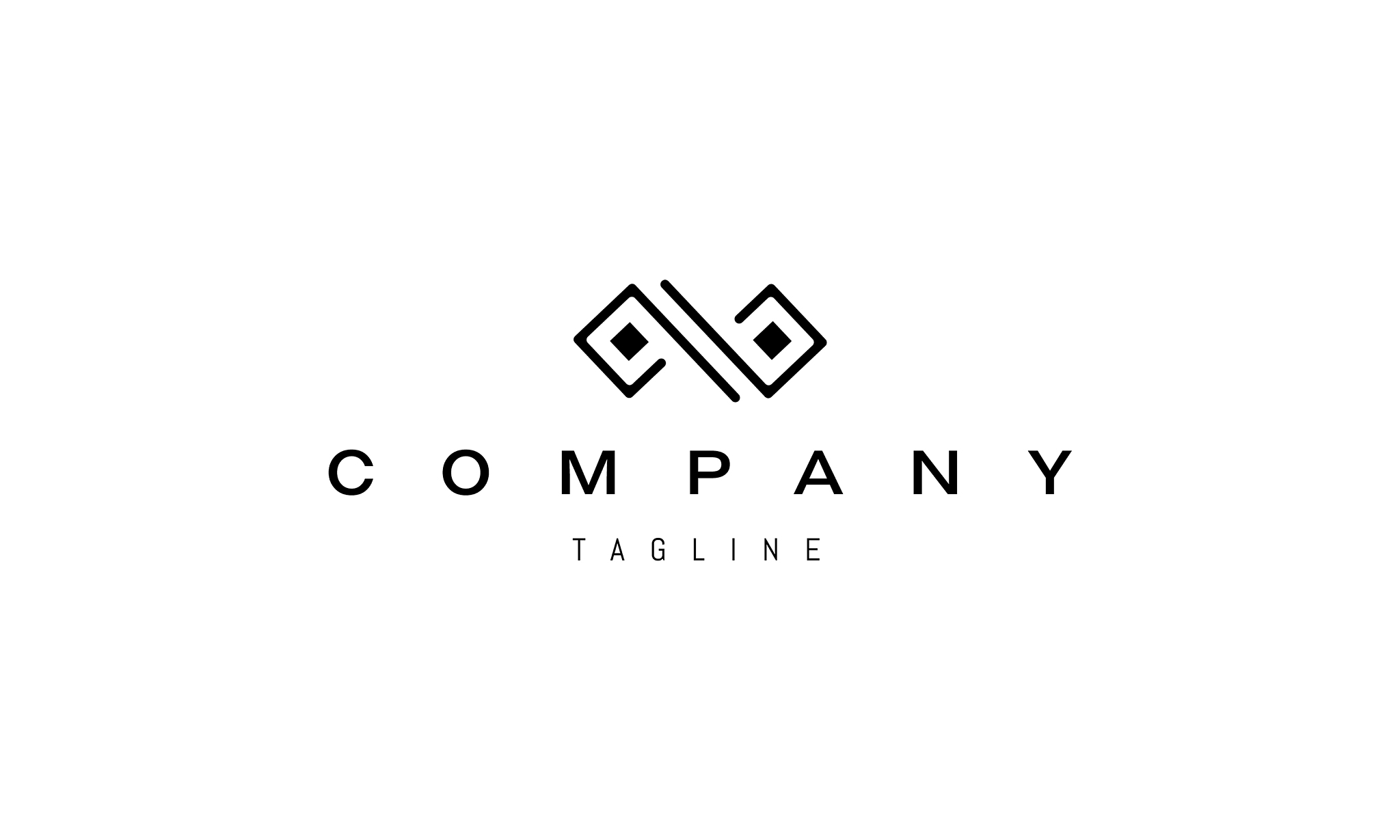 logo on which an abstract image two