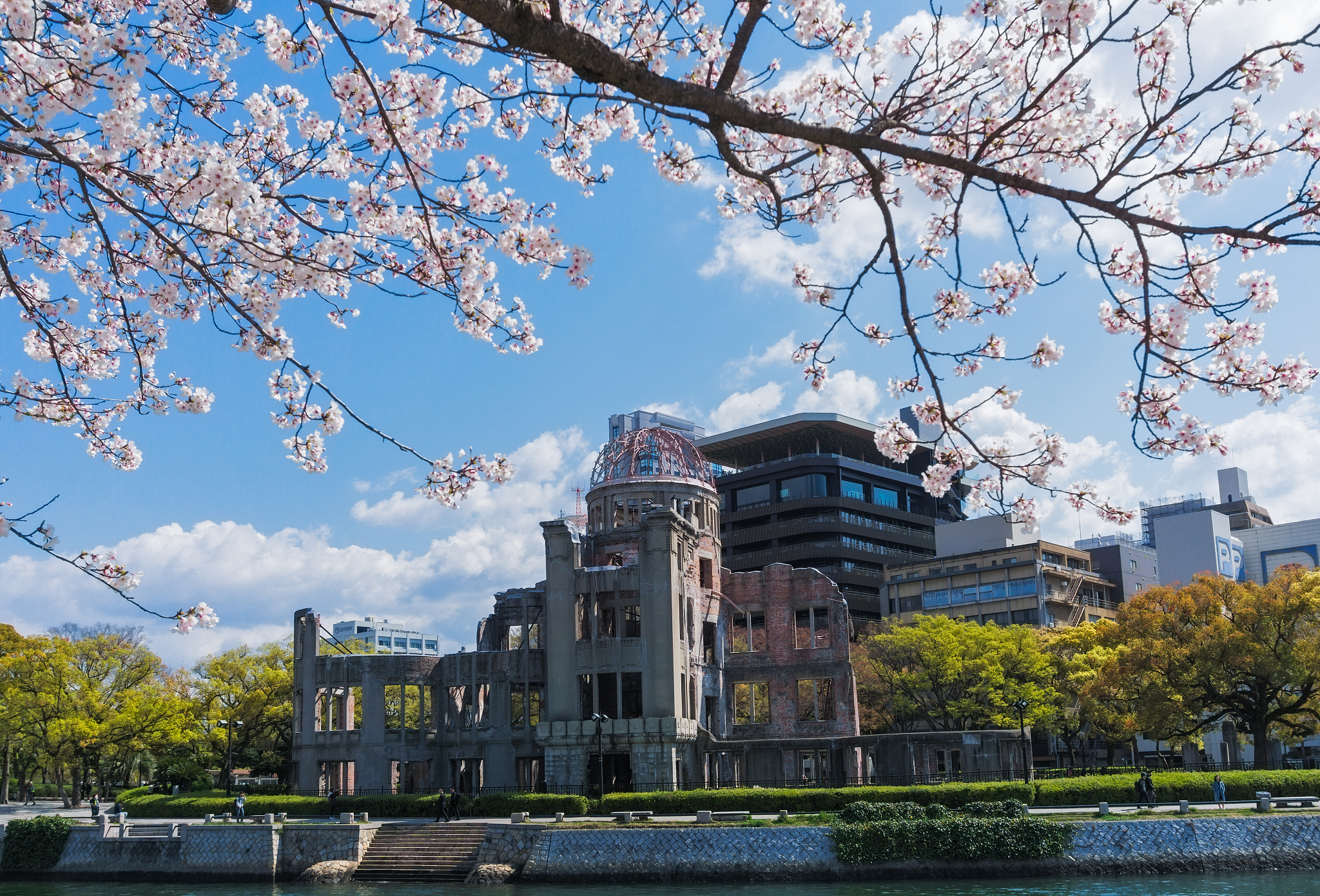 a-bomb dome at hiroshima, japan