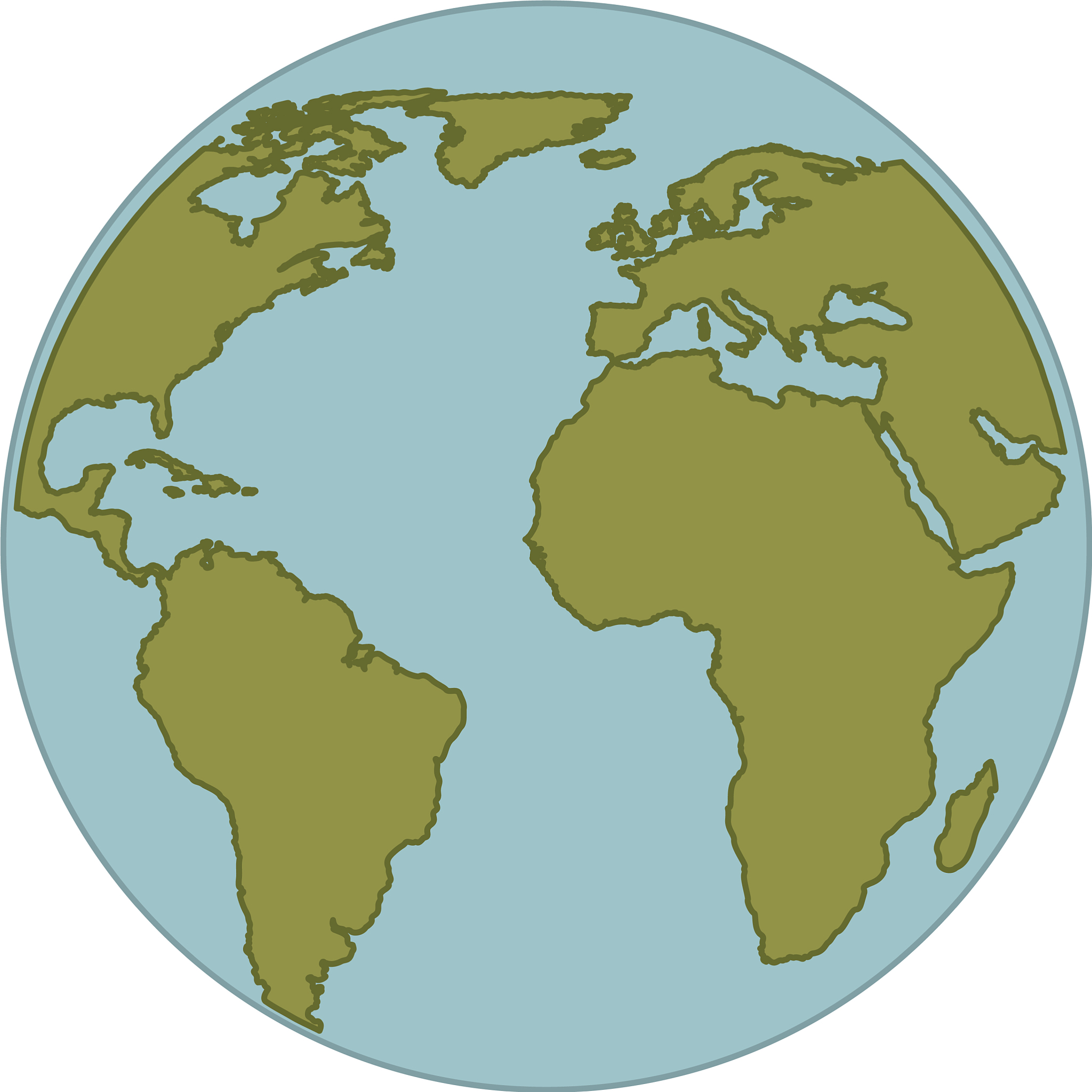 world planet earth icon