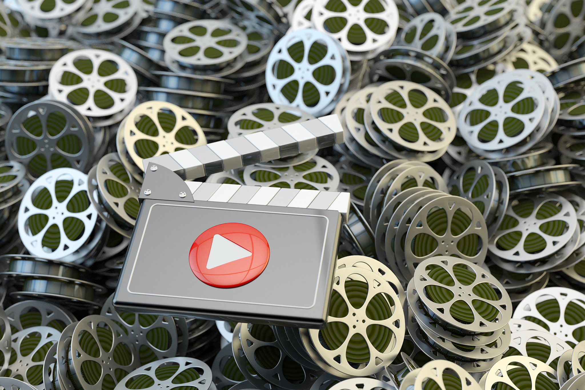 online video, movie and media player, multimedia collection back