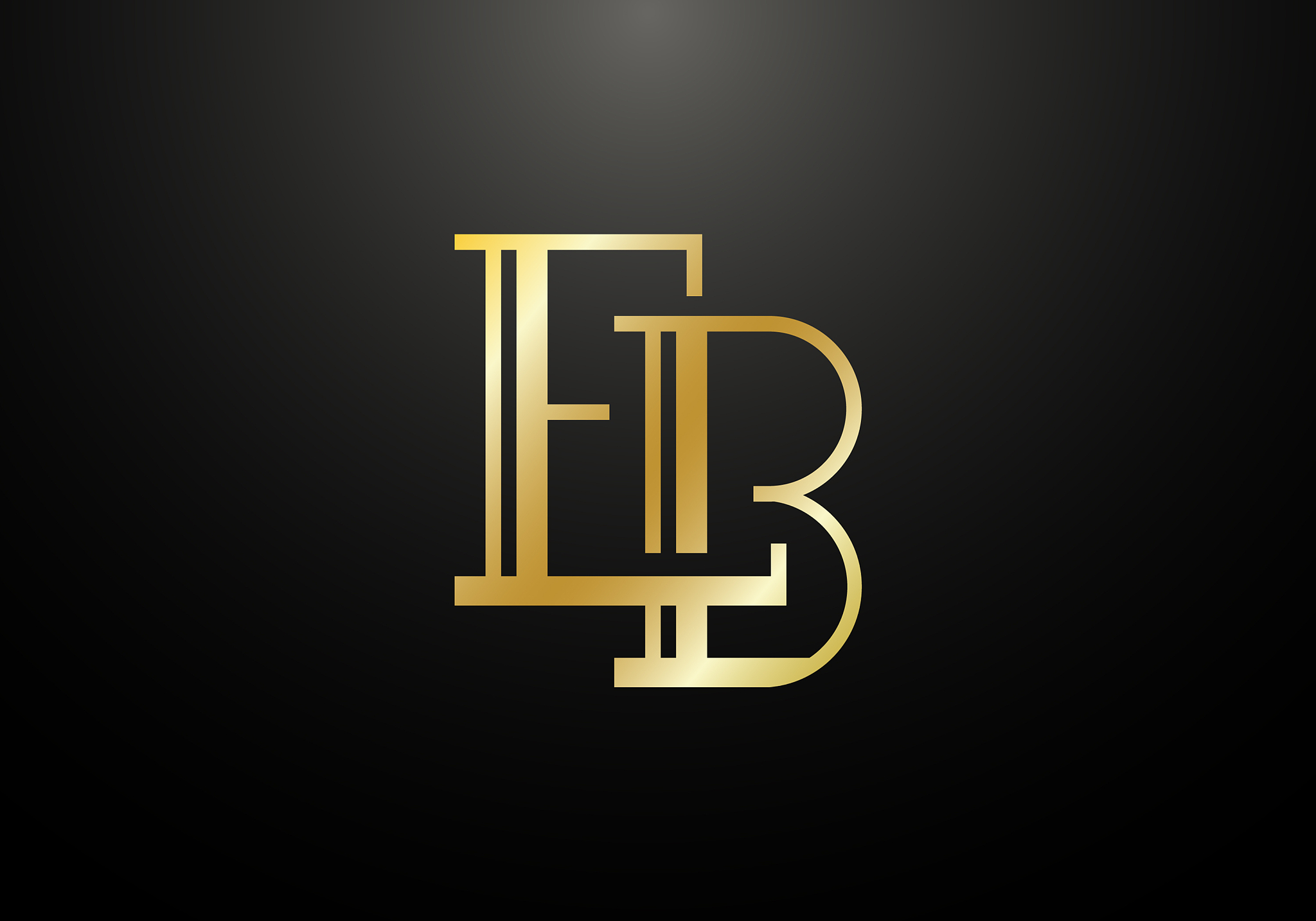 initial monogram letter e b logo design template