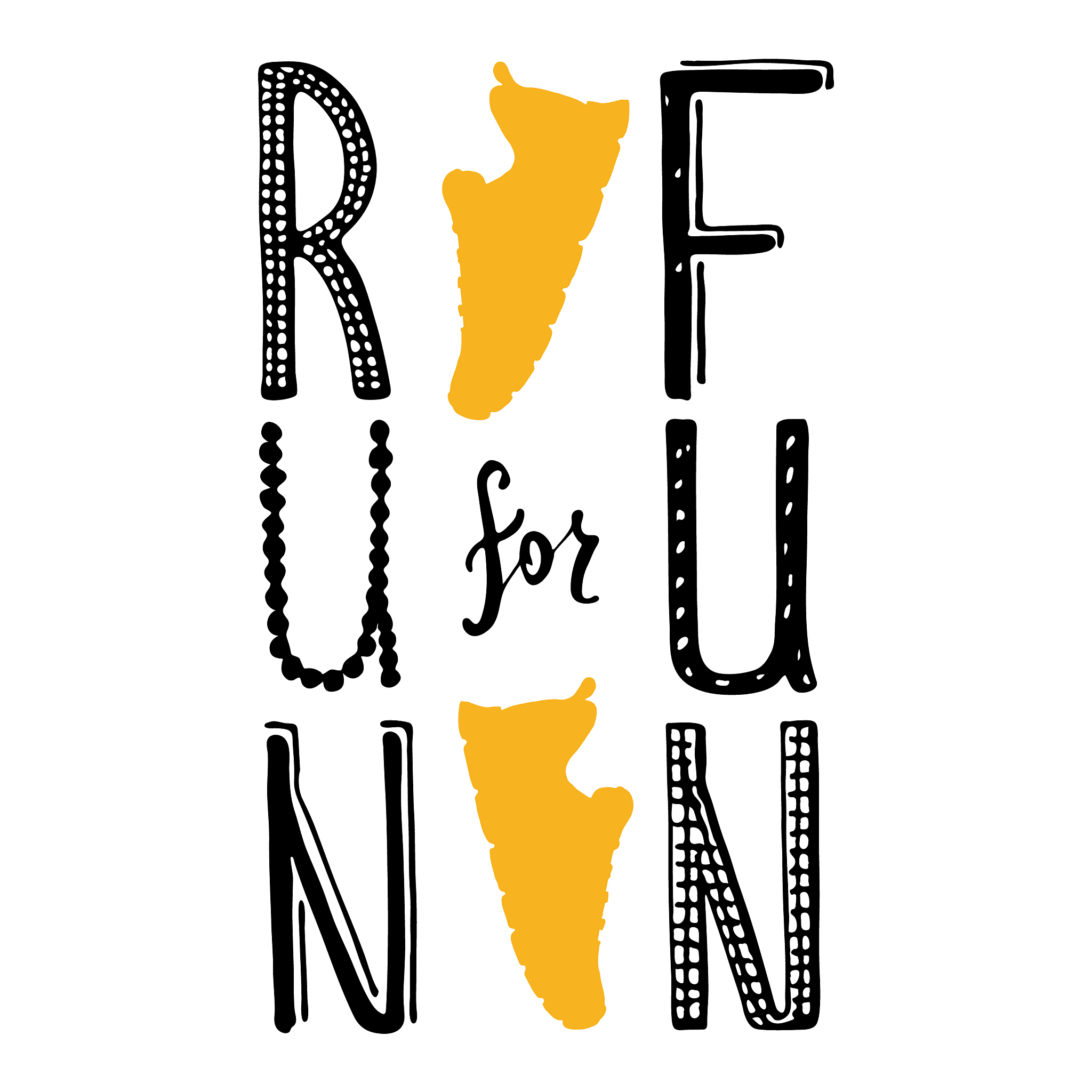 run motivation sport typography