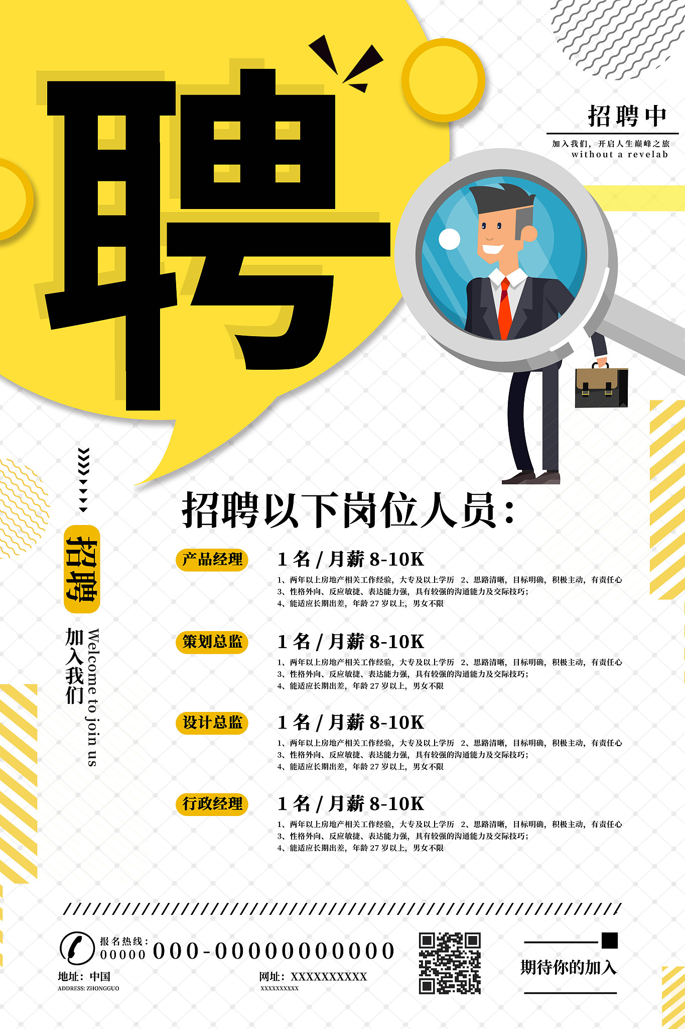 美容院店长招聘需求