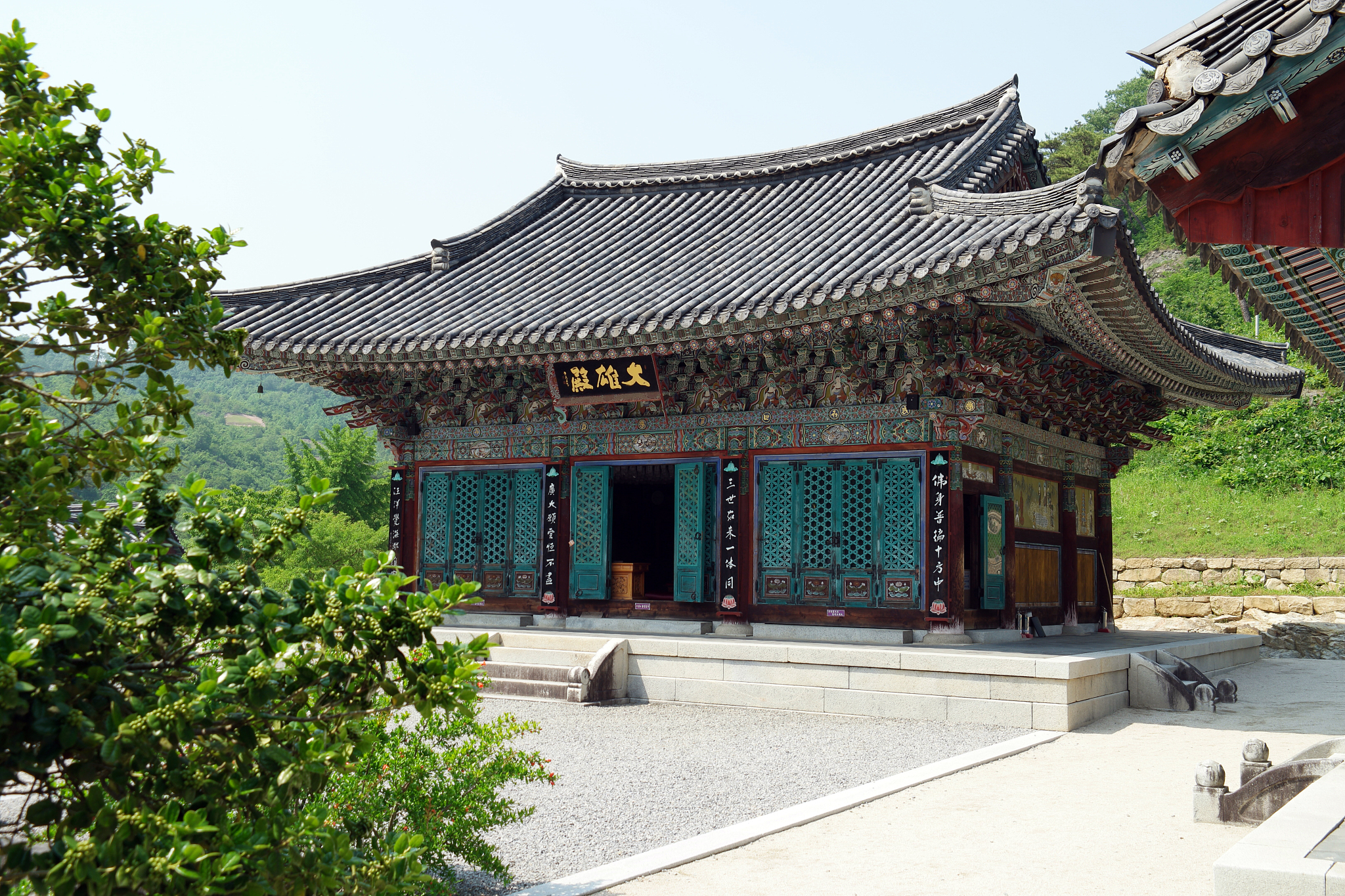 unjusa buddhist temple, south korea