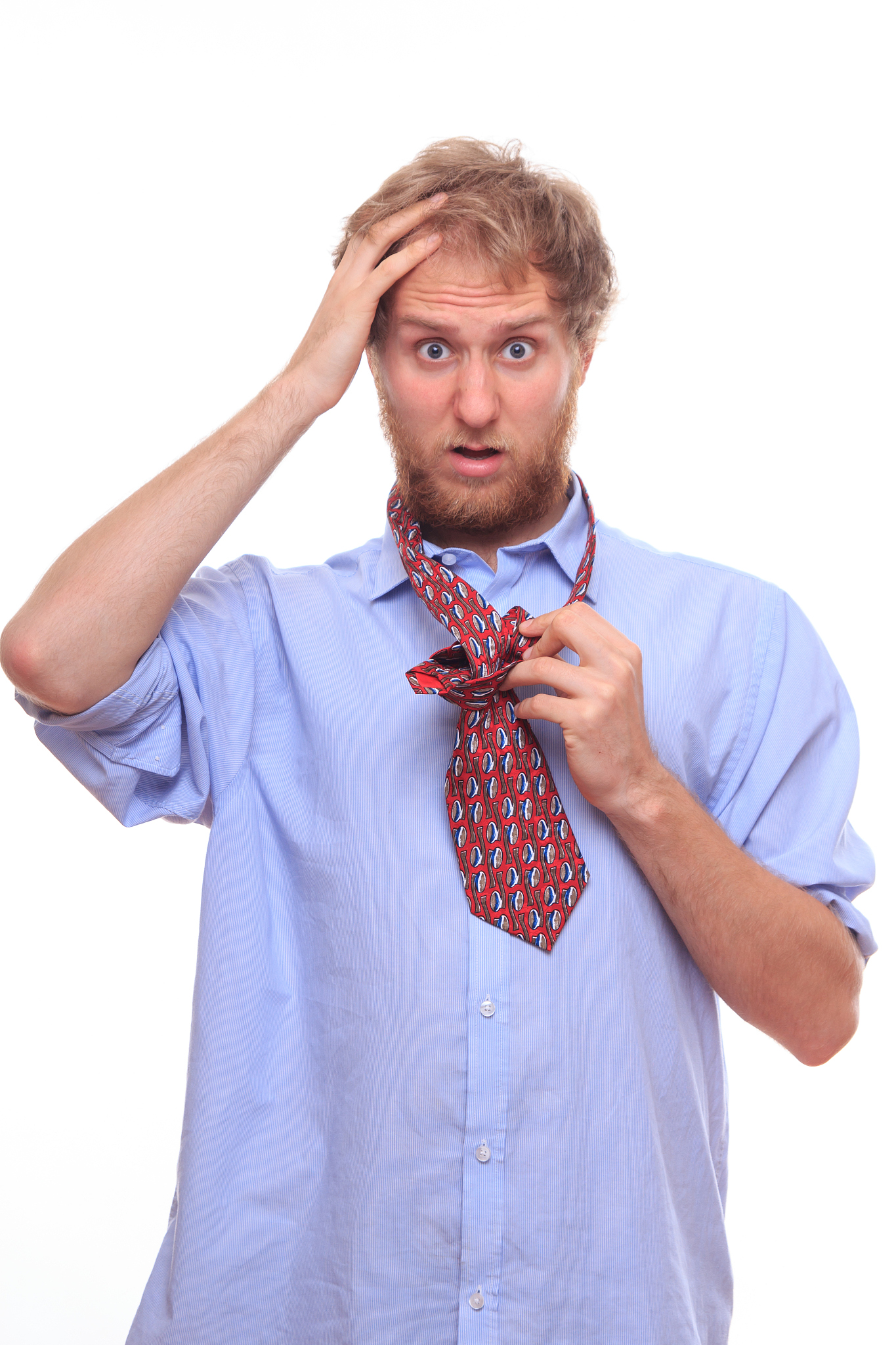 tying a tie