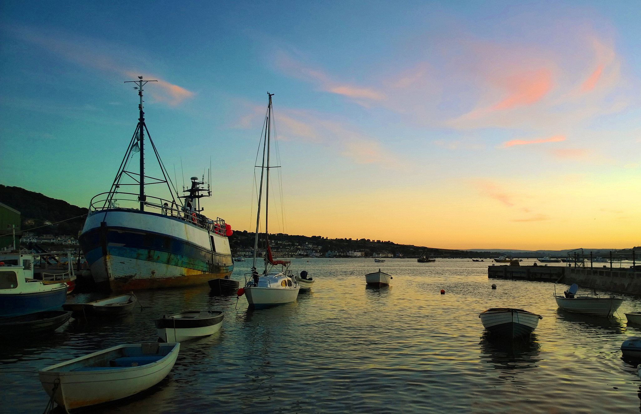 boats by the sea
