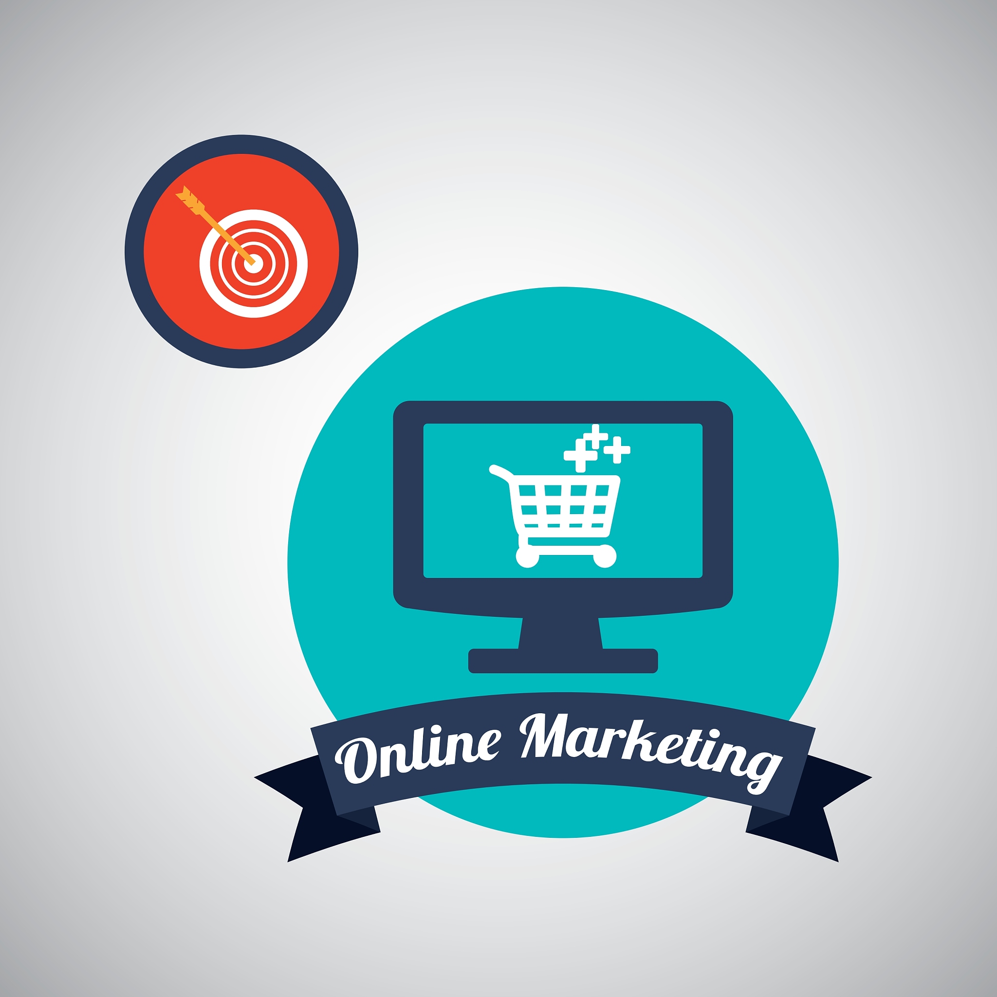 marketing online design ecommerce icon isolated