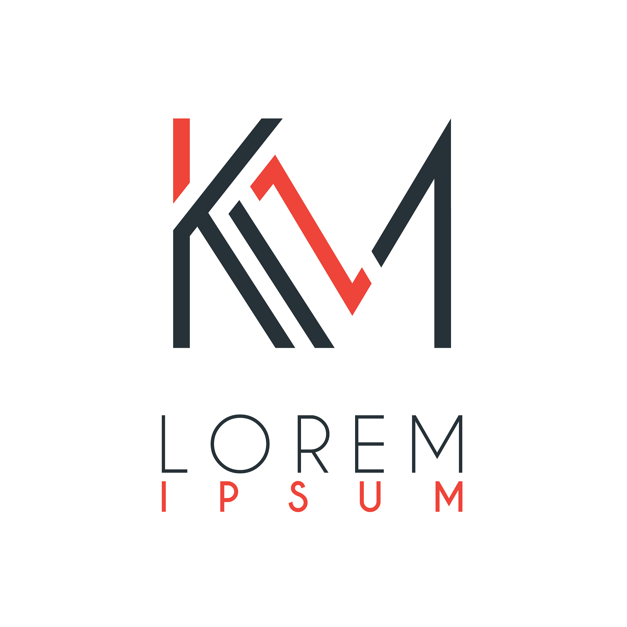 the logo between letter k and letter m or km