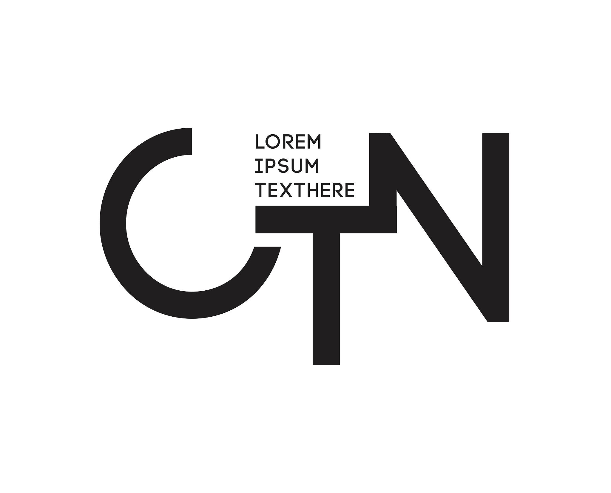 ctn monogram design