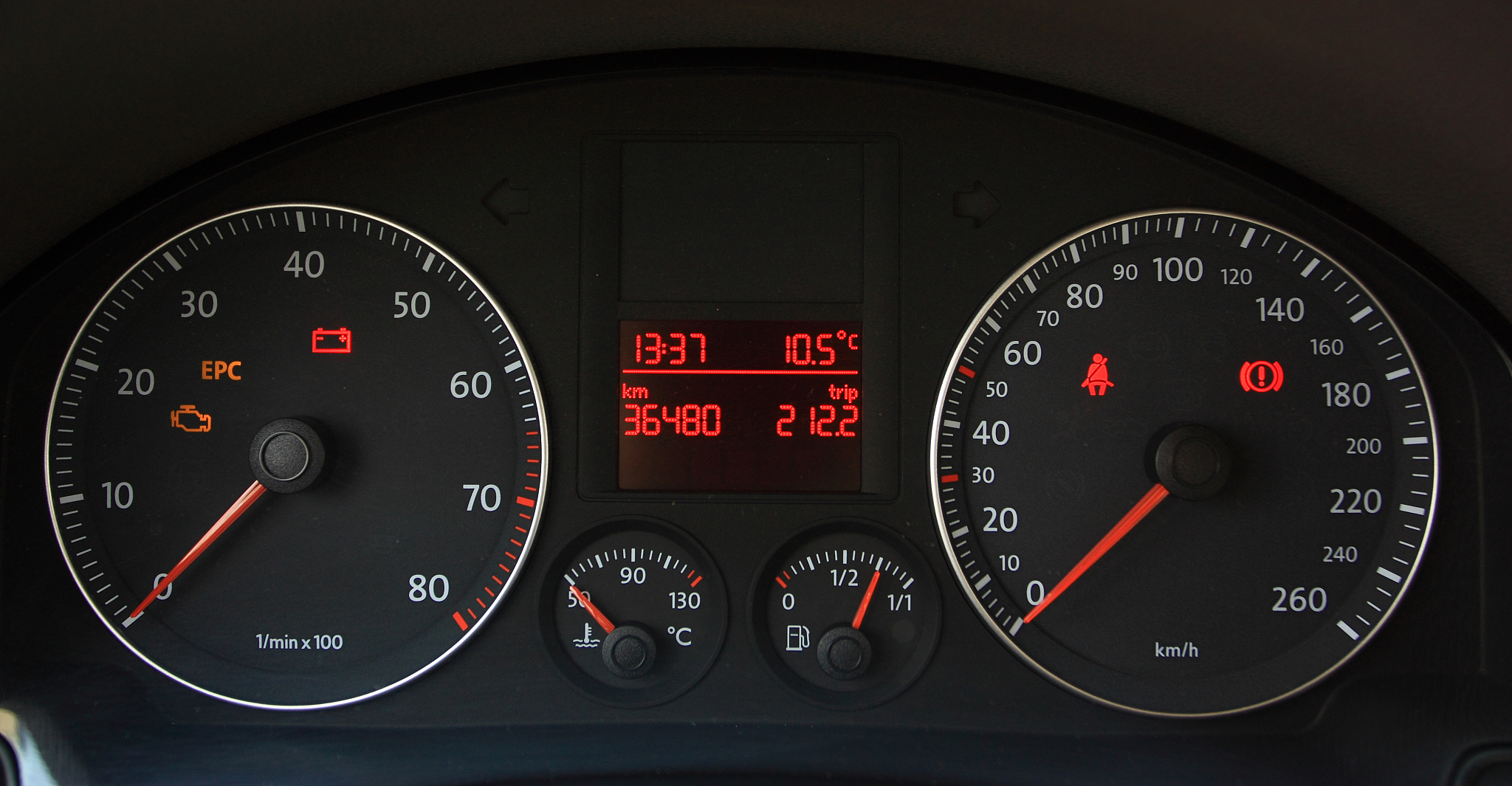 car dashboard