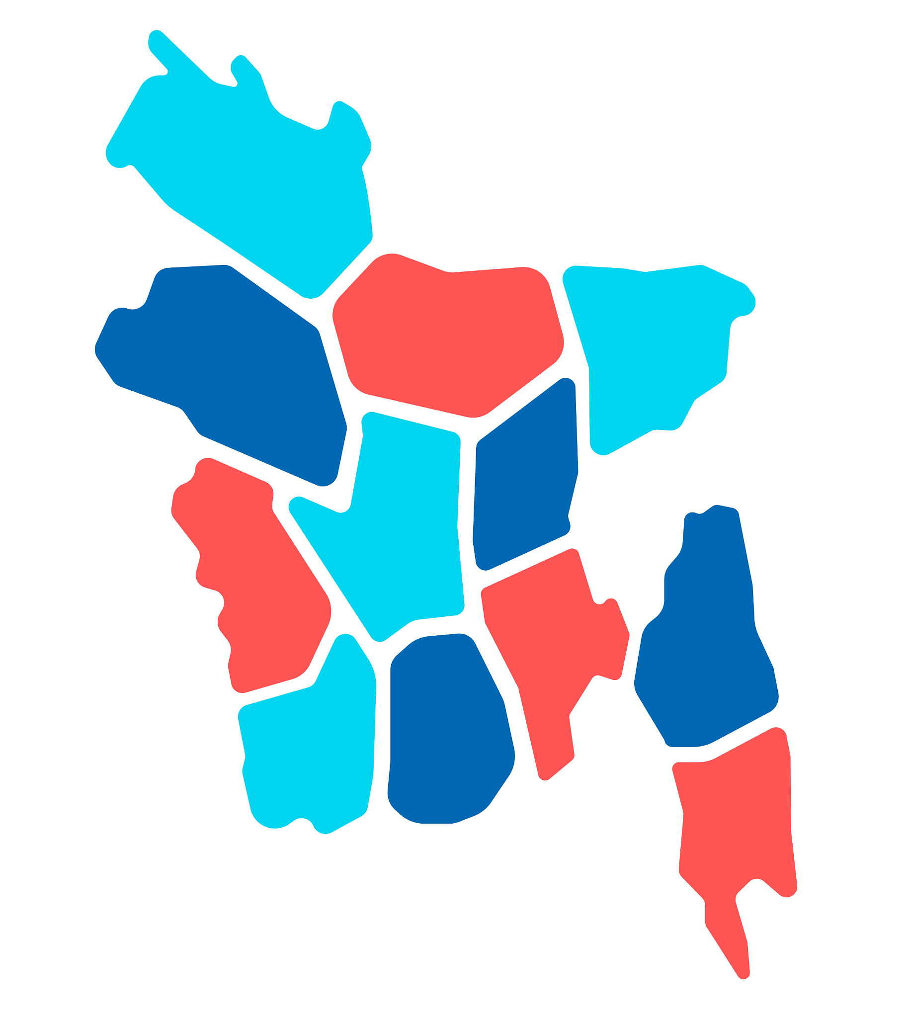bangladesh map