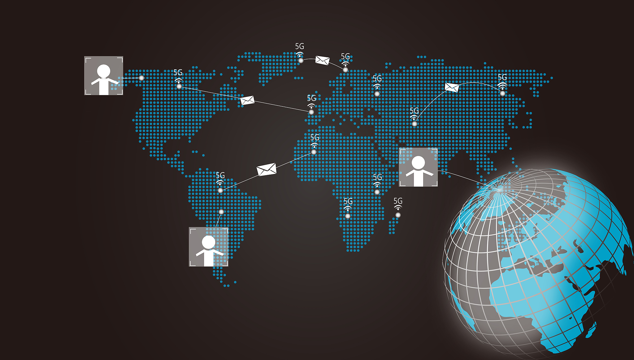 5g is connecting the world and people
