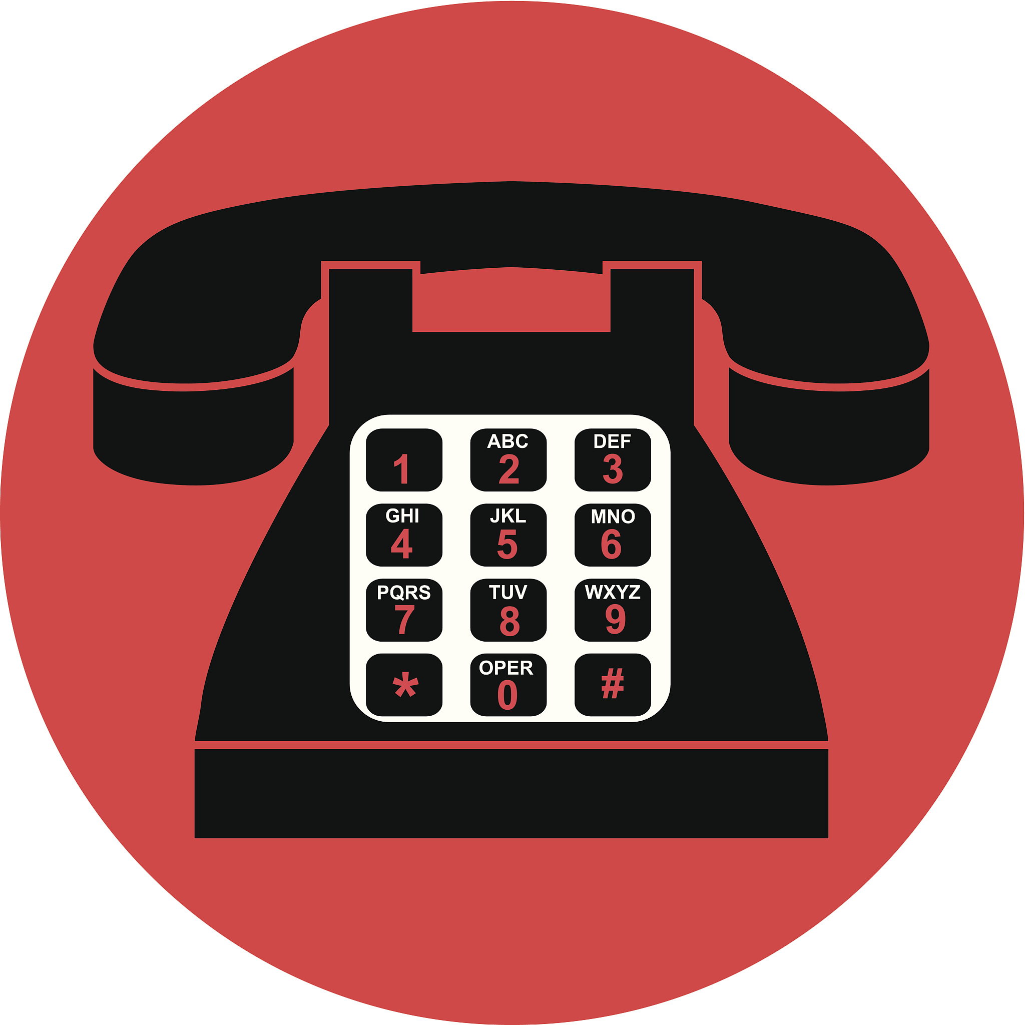 push button phone