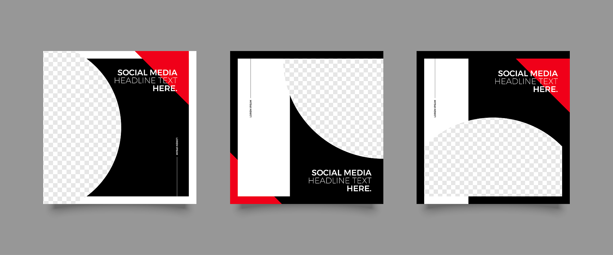 fashion social media post template