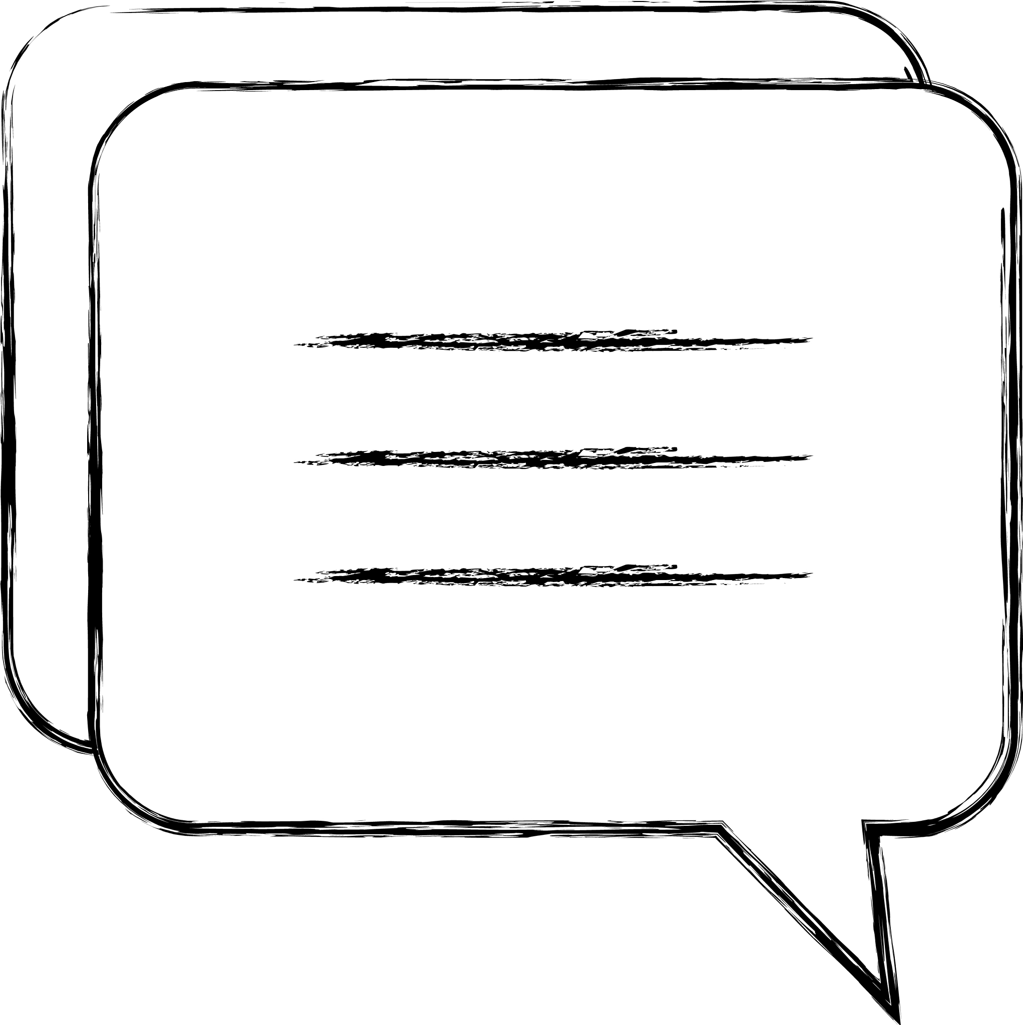 speech bubble message icon