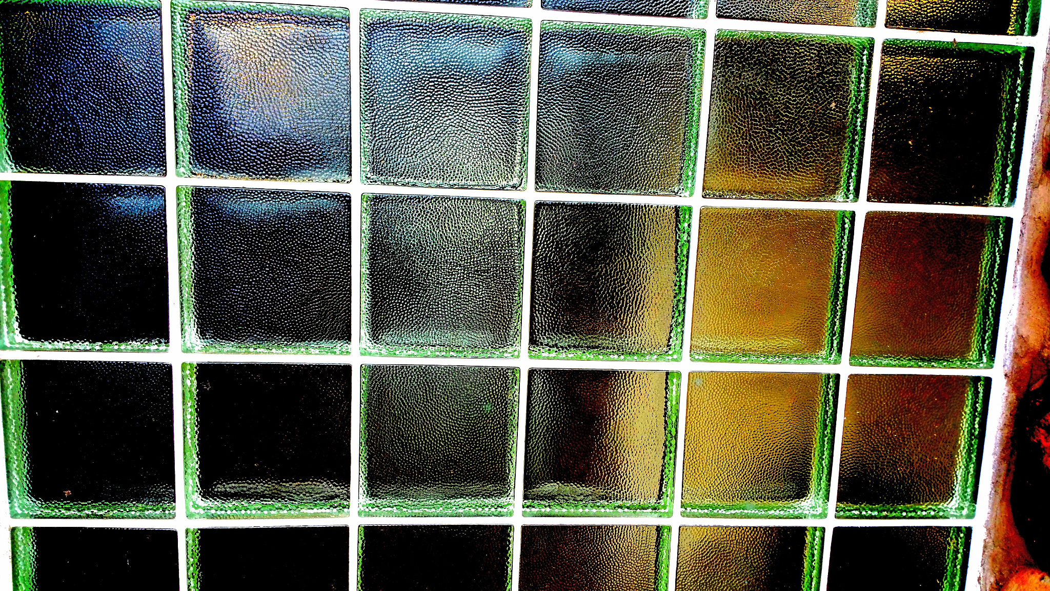 full frame of frosted glass of window