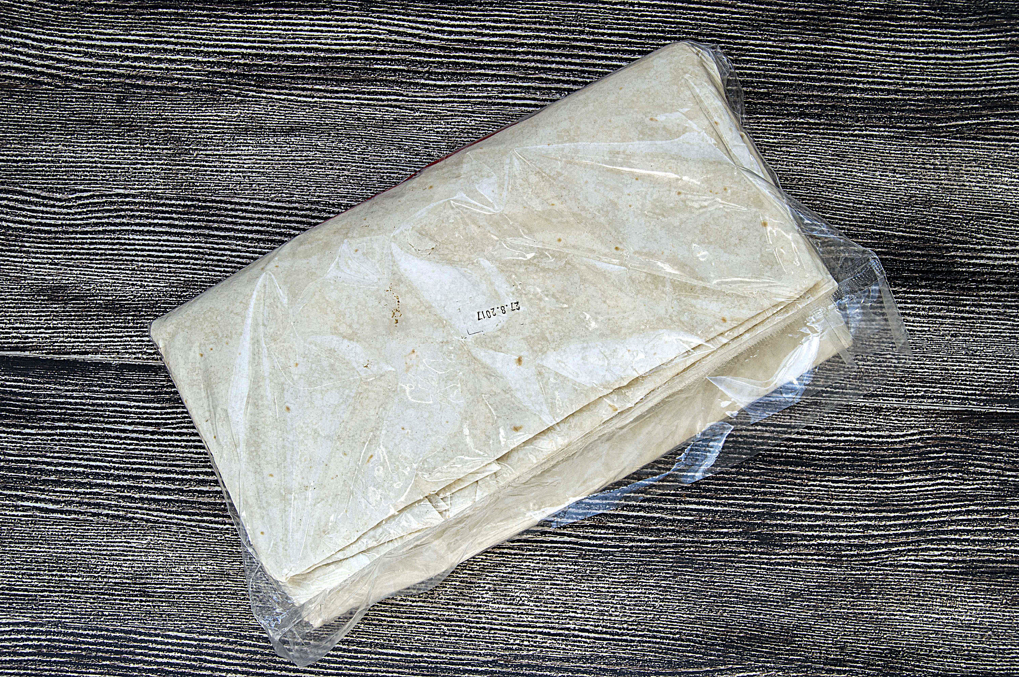 fine dough, thin raw dough for making pie, pastry dough, ready-t