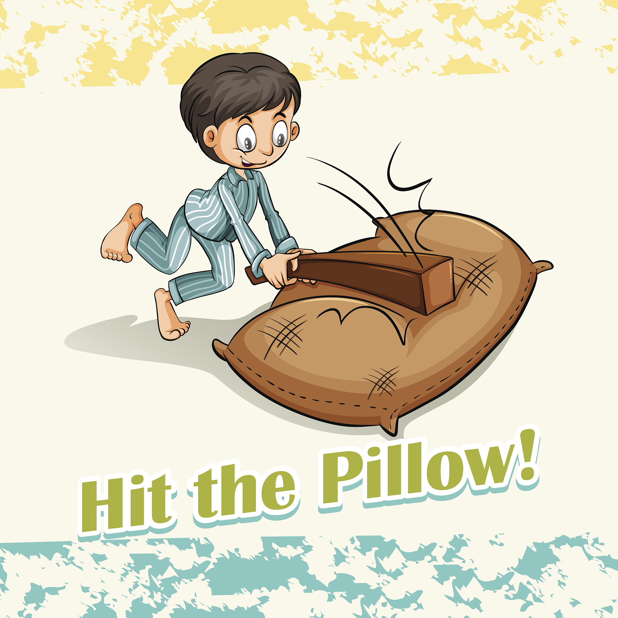 idiom hit the pillow