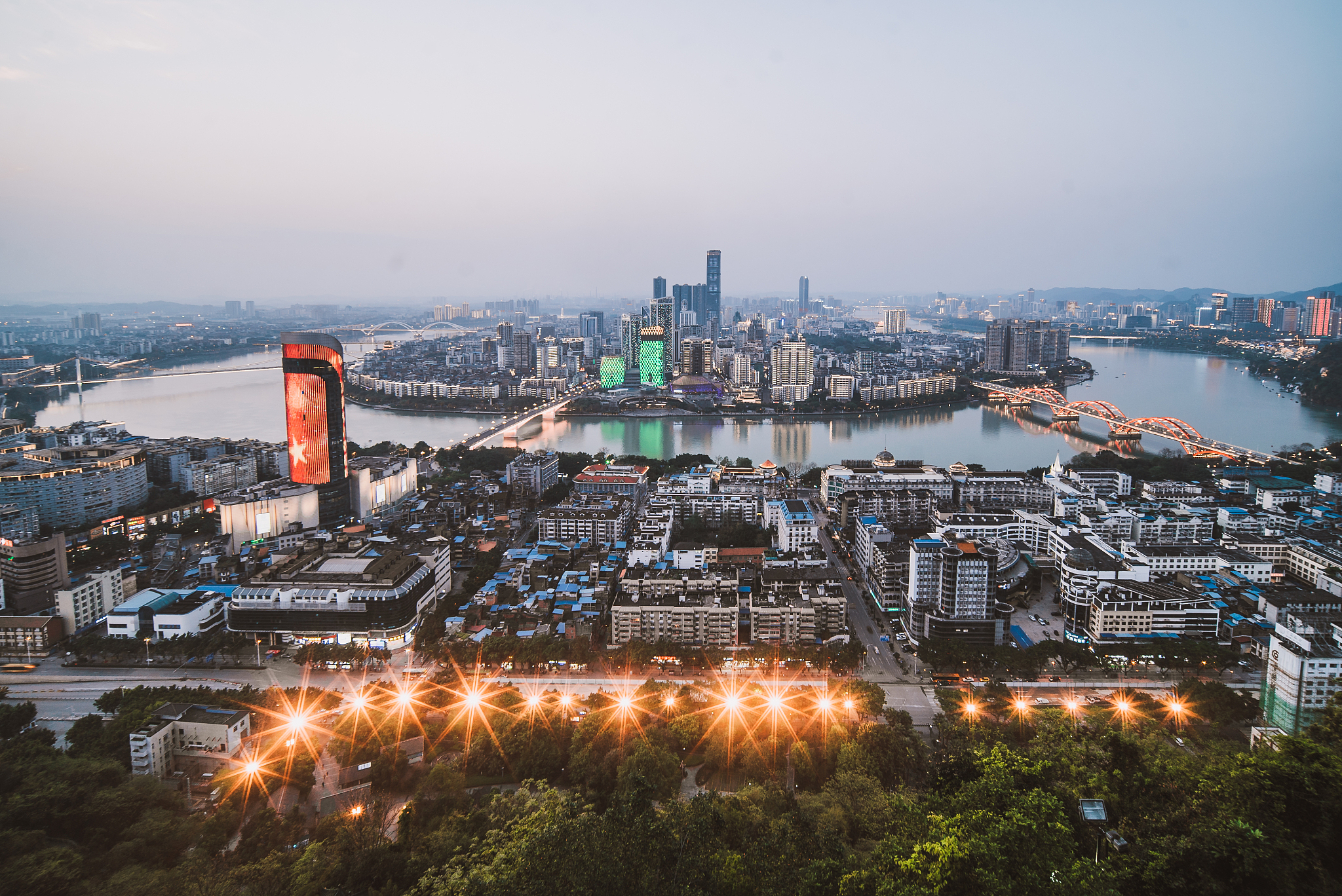 广西色彩柳州全景