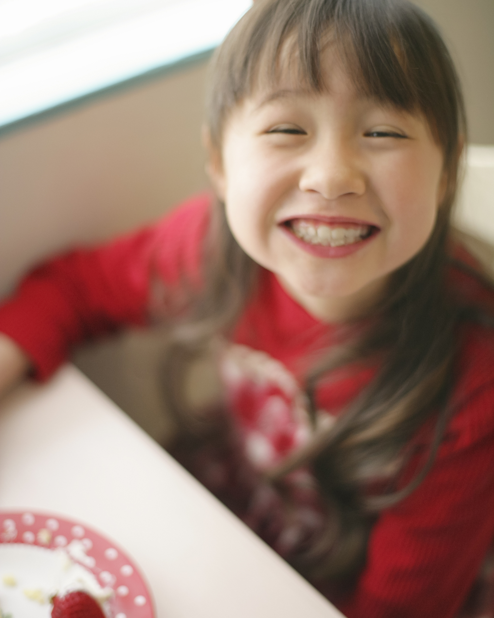 portrait of happy girl