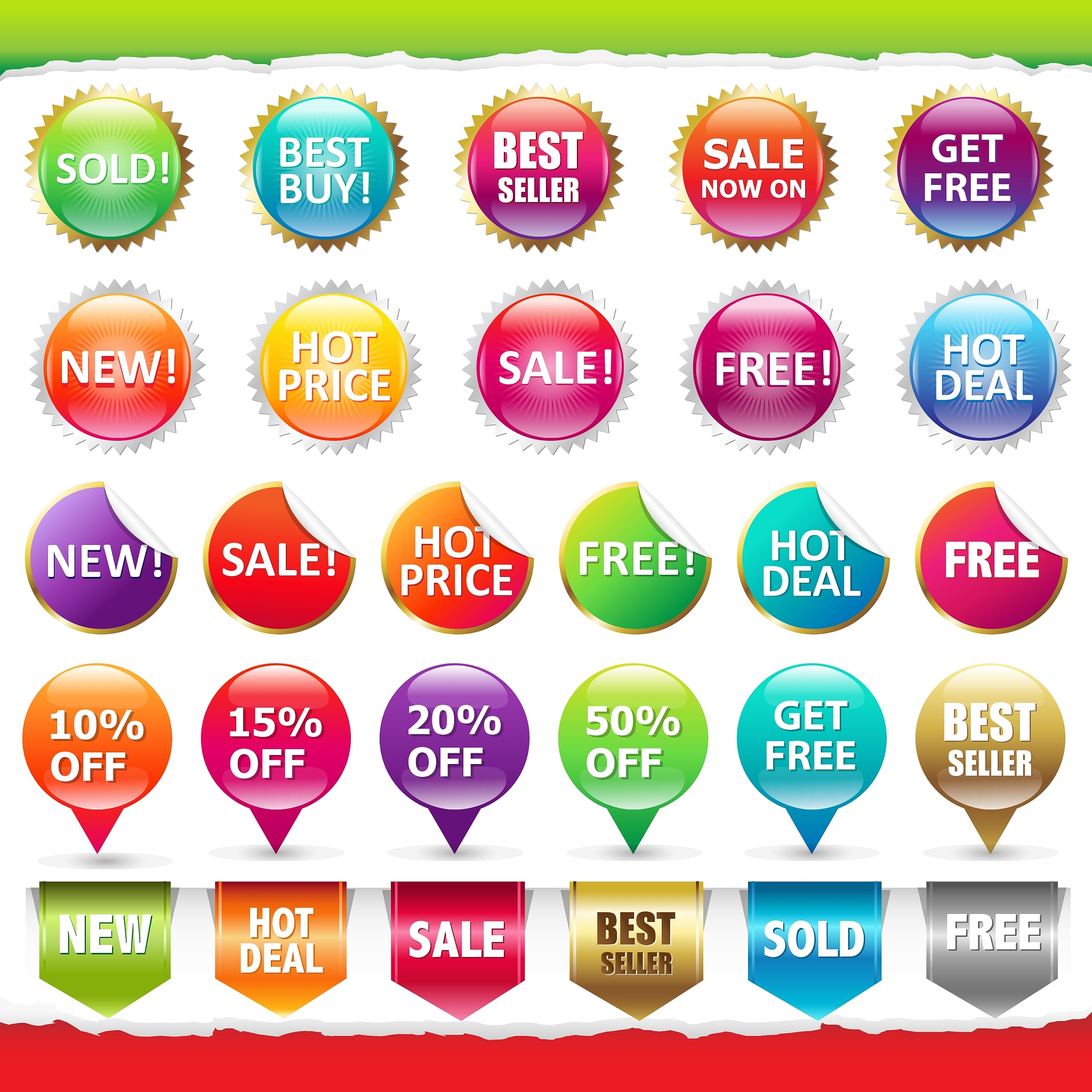 retail stickers