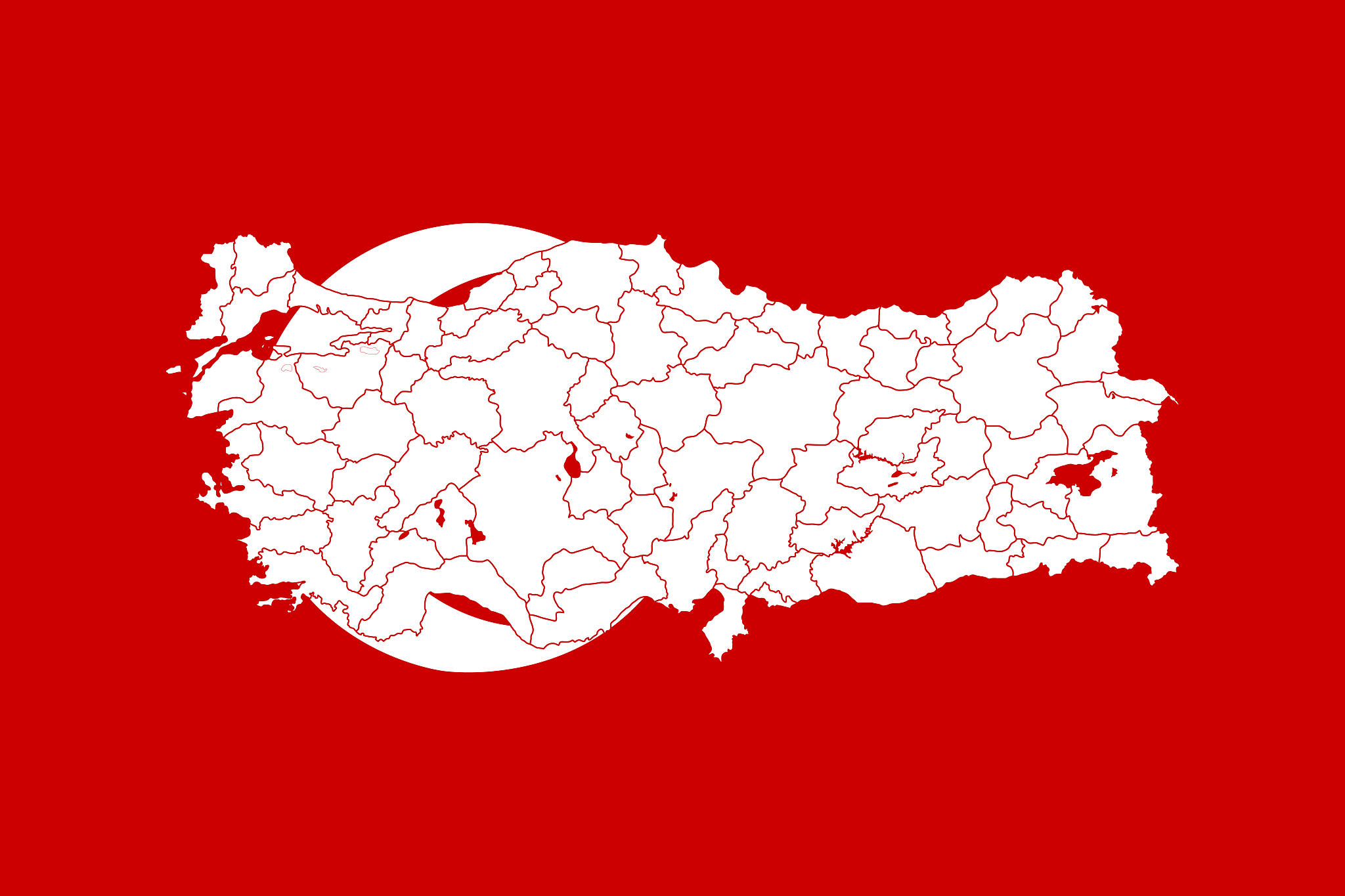 map of turkey