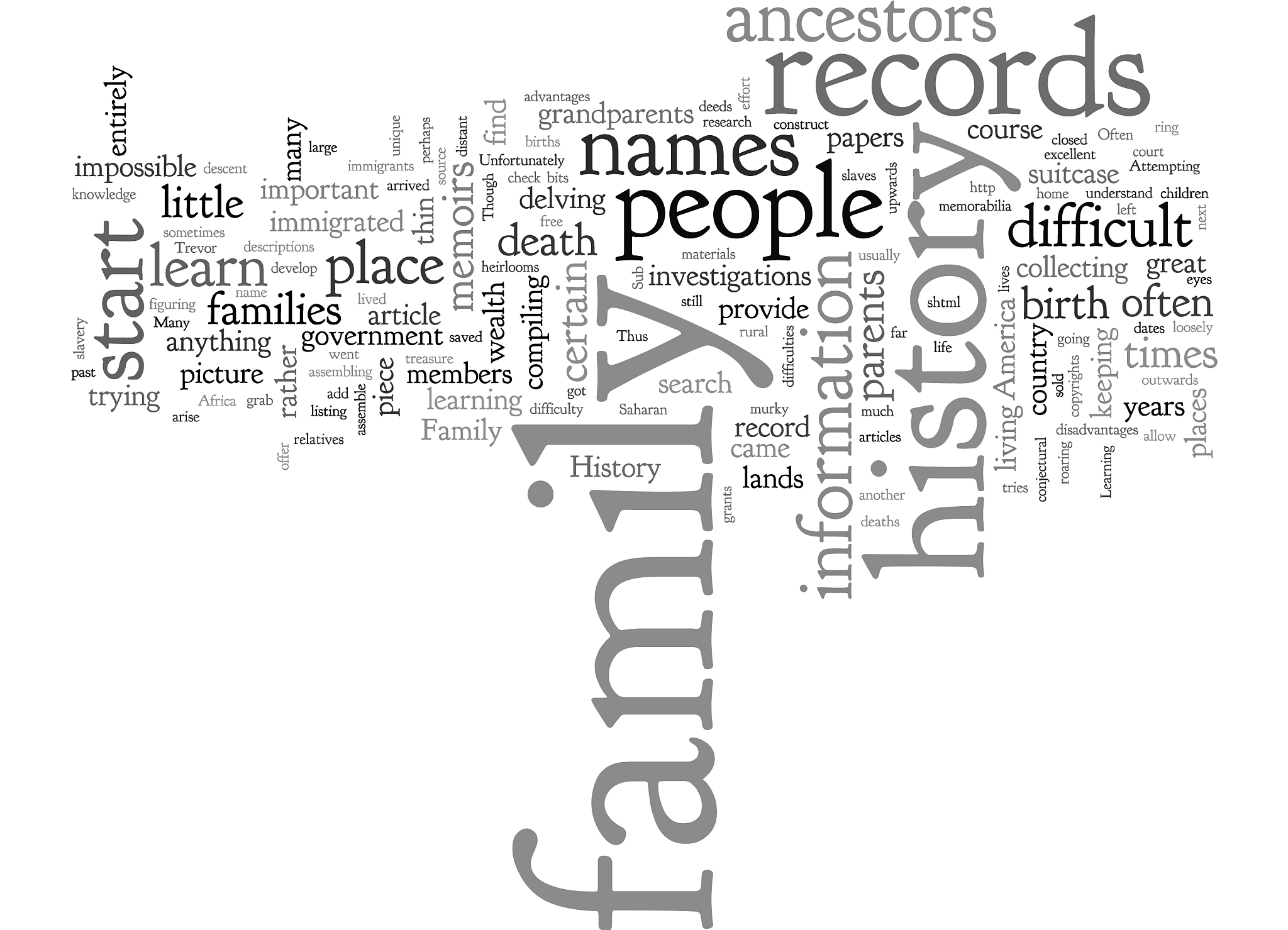 补团圆材料指南：如何收集、整理和编写家族故事