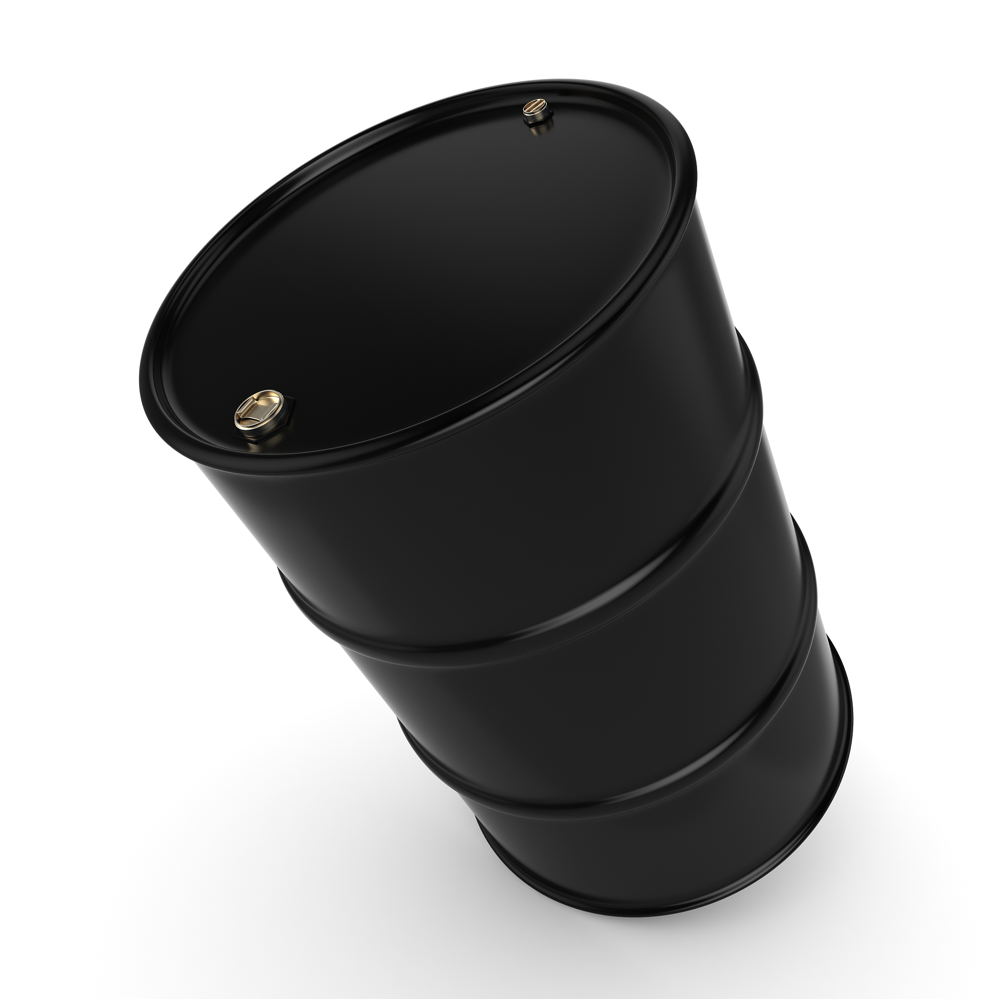 3d rendering black barrel