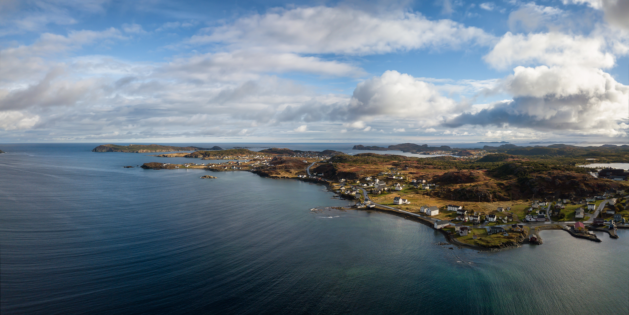 aerial newfoundland, canada