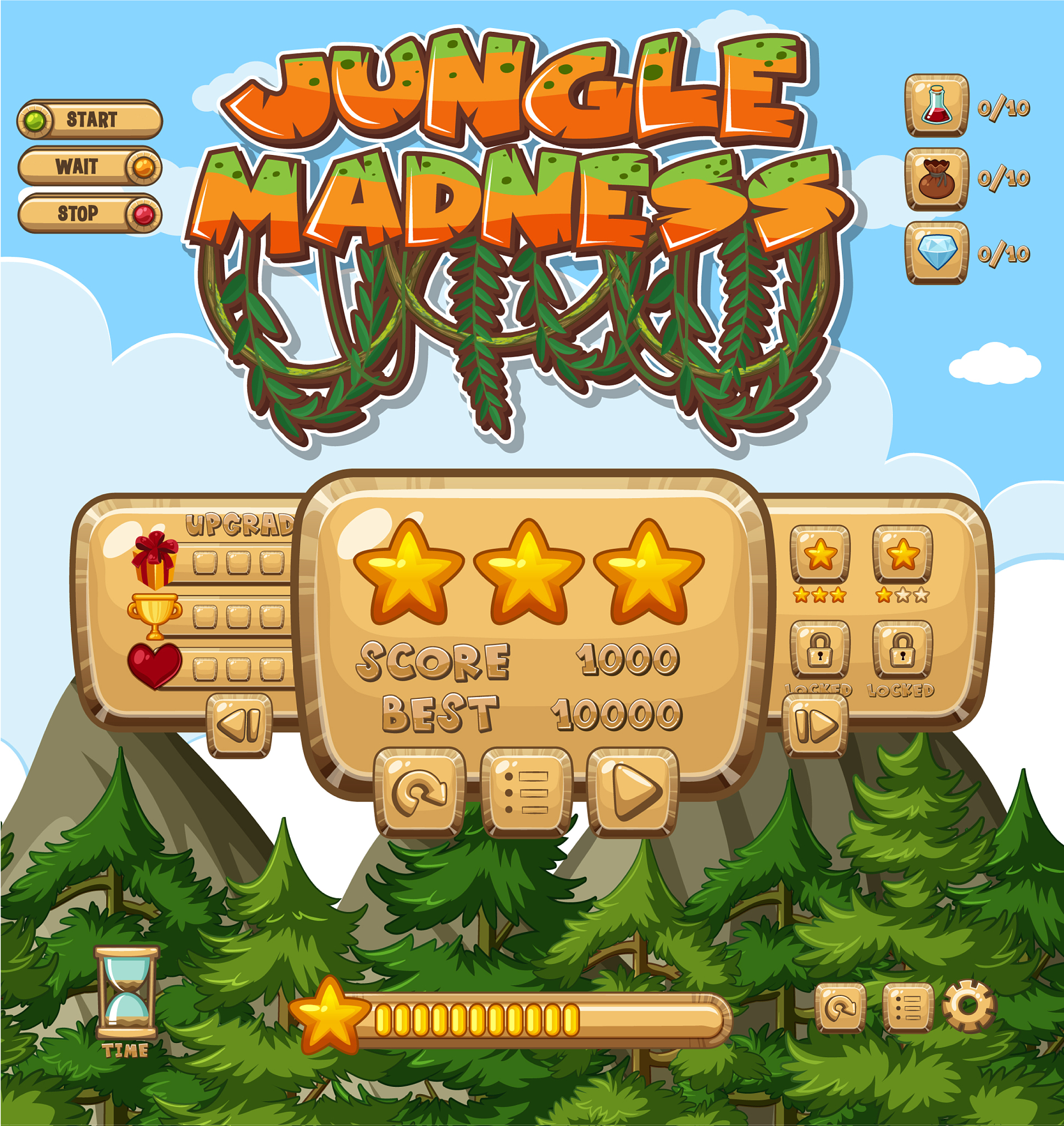 一种是红色的火猫可以发射火球攻击敌人；另一种是蓝色的水猫可以发射水弹攻击敌人；还有一种是黄色的闪电猫可以释放闪电攻击敌人。玩家需要控制猫猫躲避游戏的名字