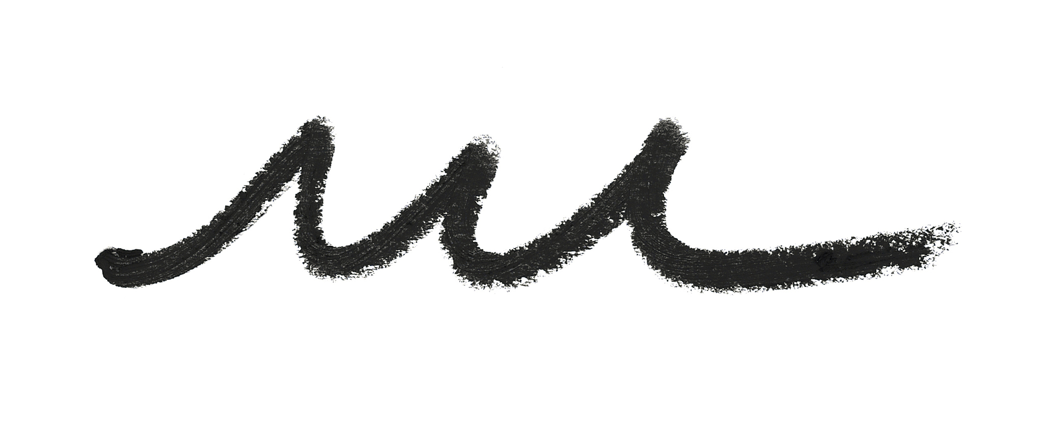 black eyeliner