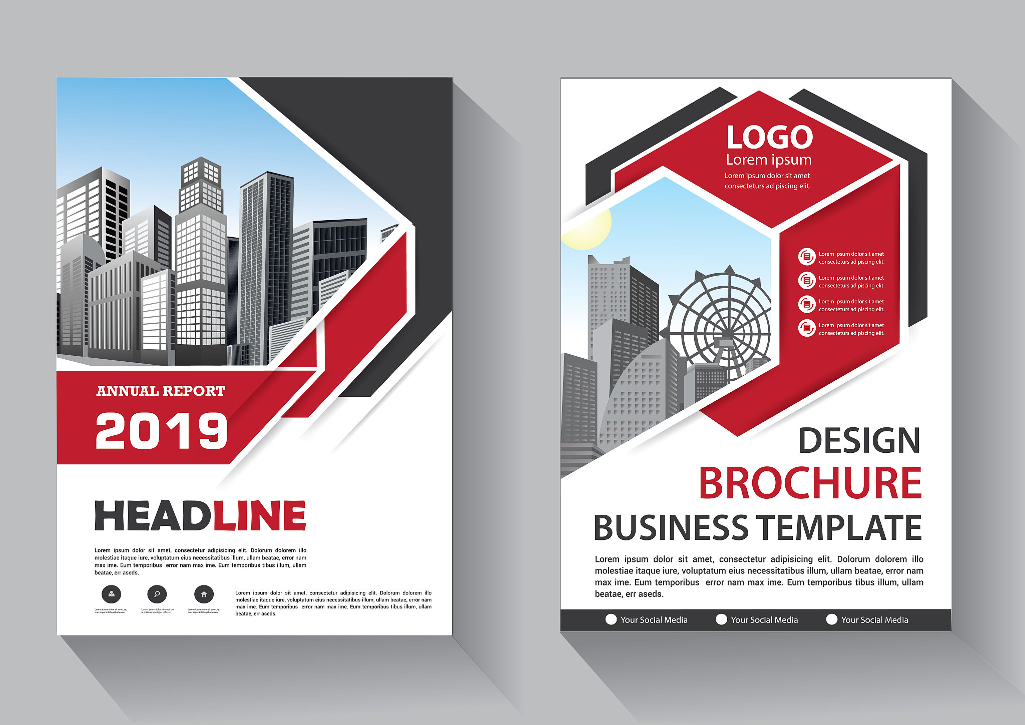 business abstract vector template. brochure design, cover modern