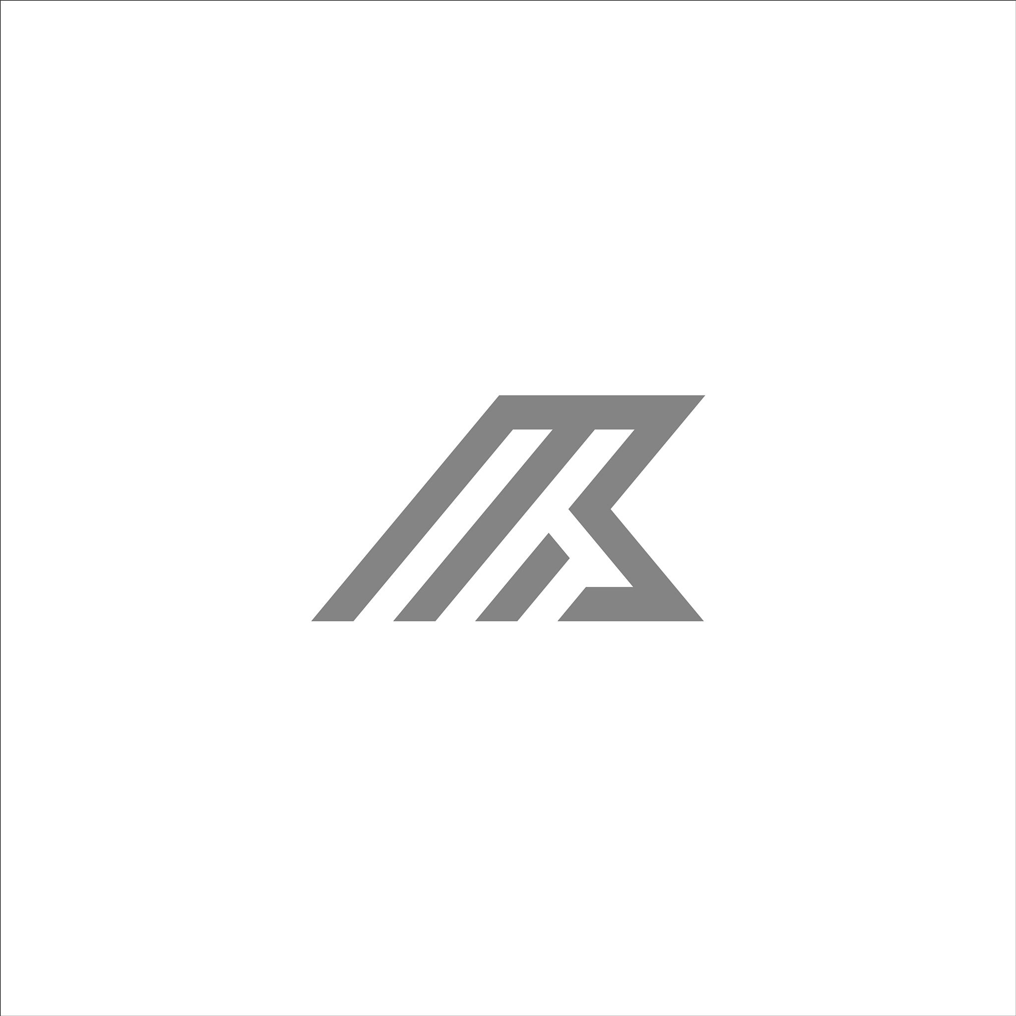 initial letter mb logo or bm logo design