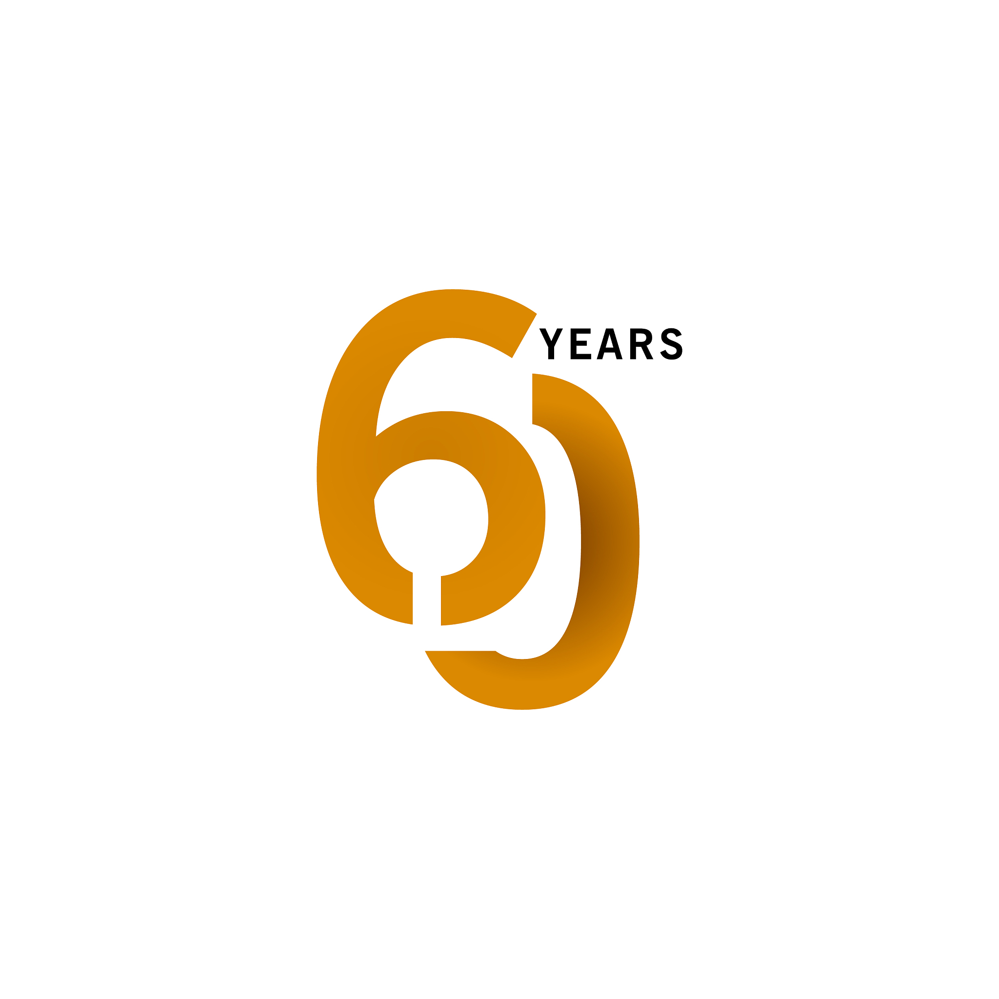 60 years anniversary template design