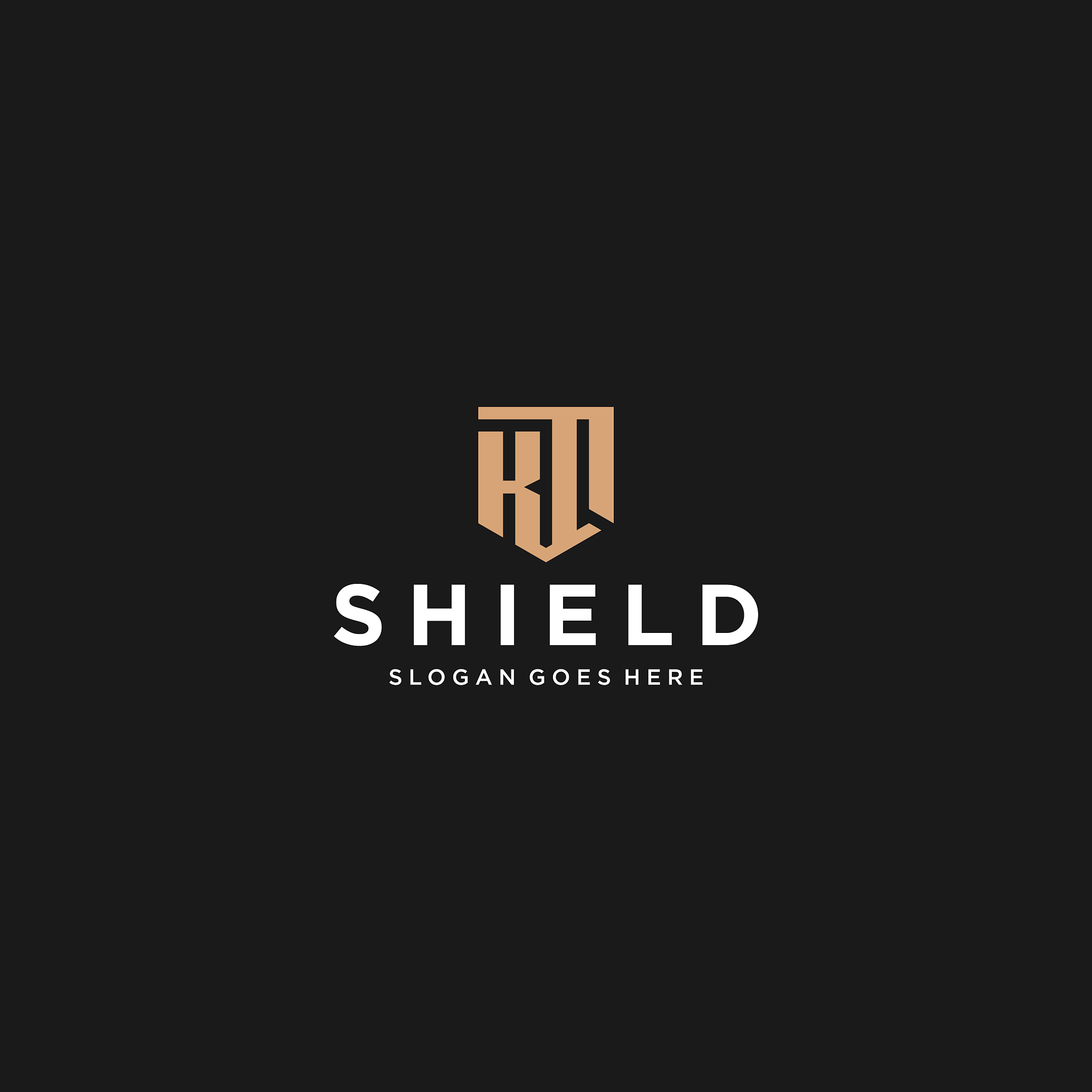 kq letter shield icon