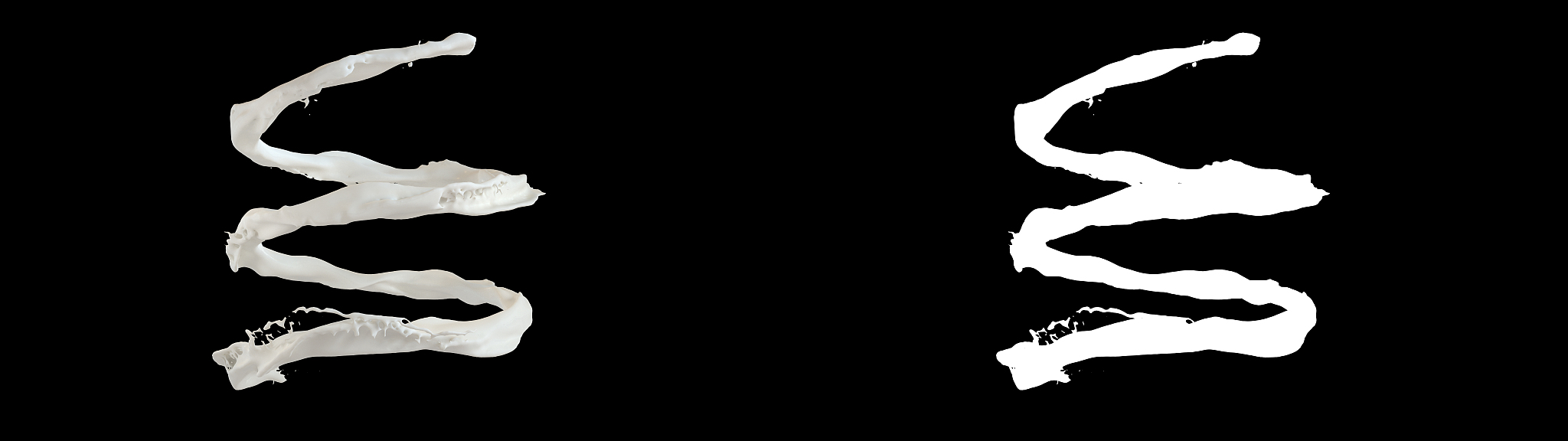 3d illustration of a milk flow