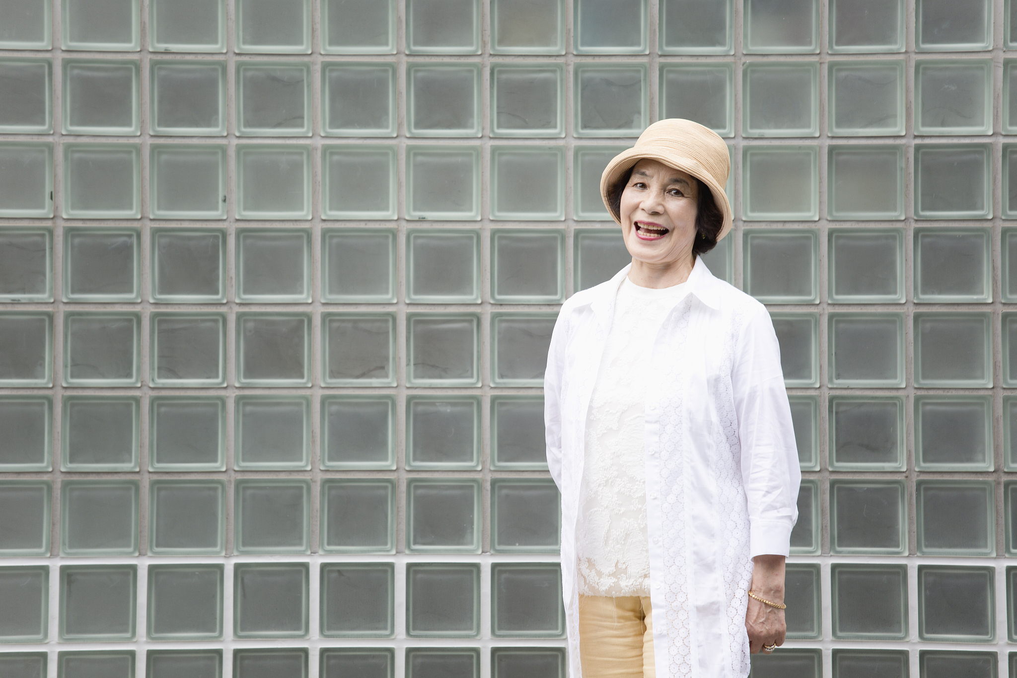 smiling senior woman