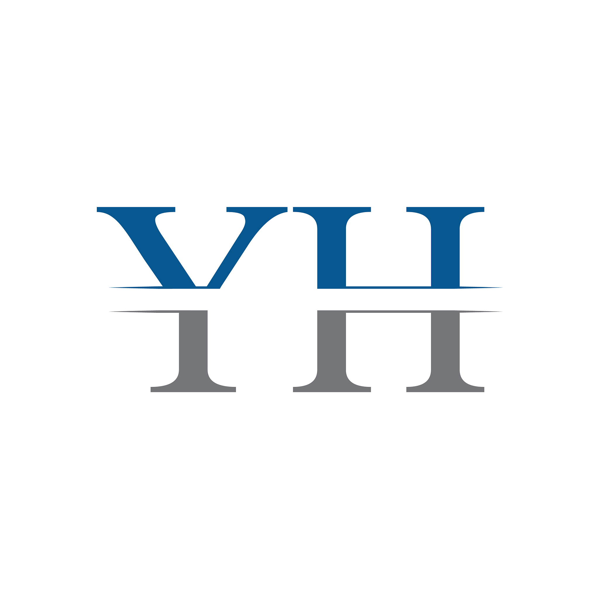 initial yh logo design template creative letter