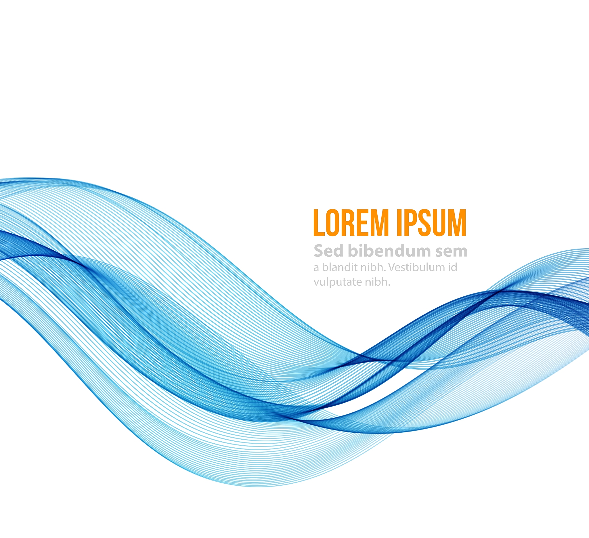 abstract curved lines background template