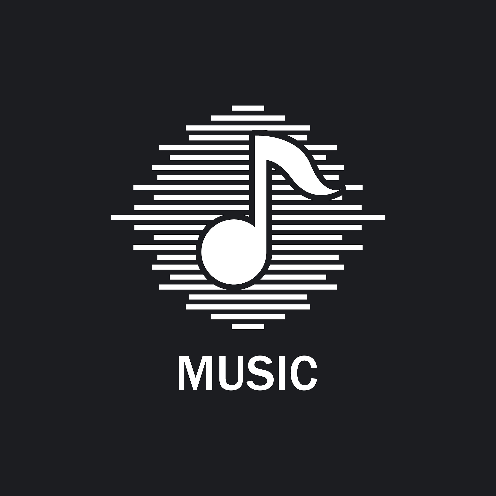 music logo creative icon