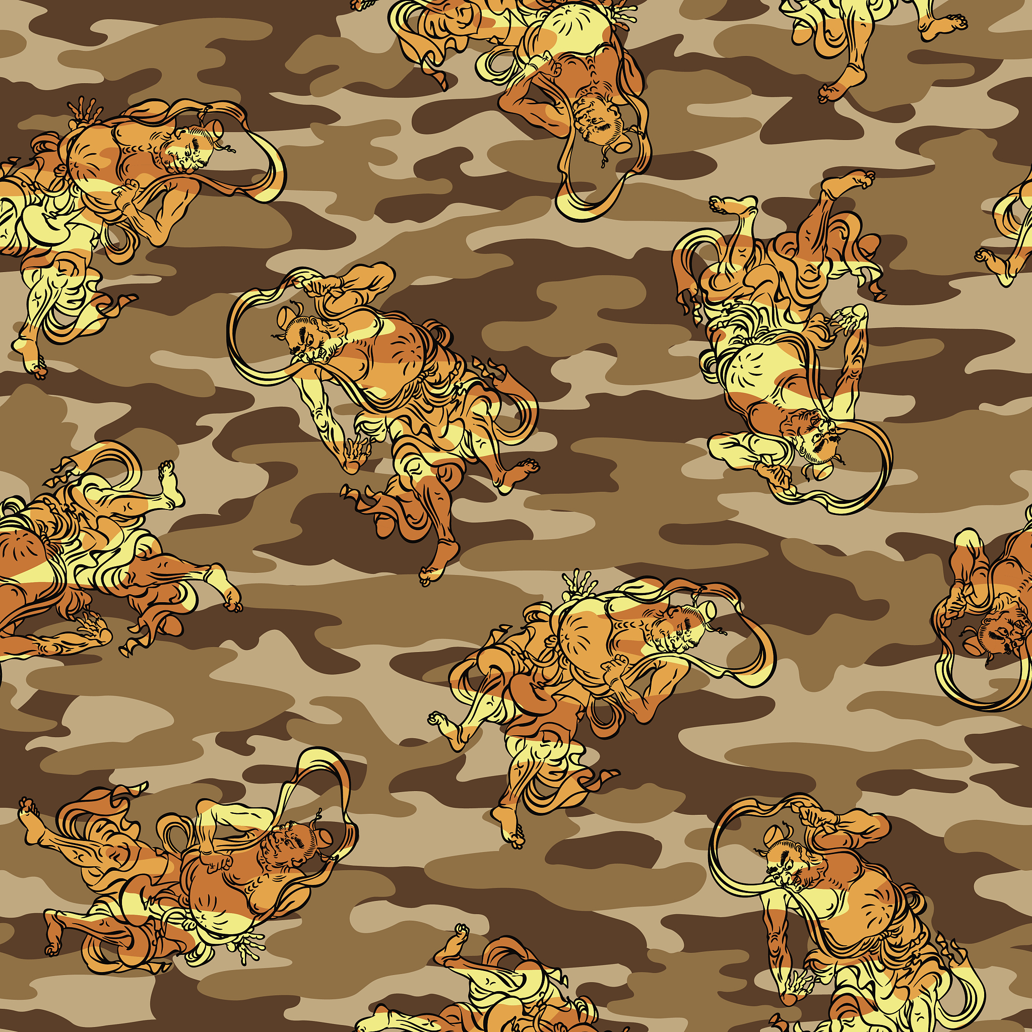 oriental buddhist pattern