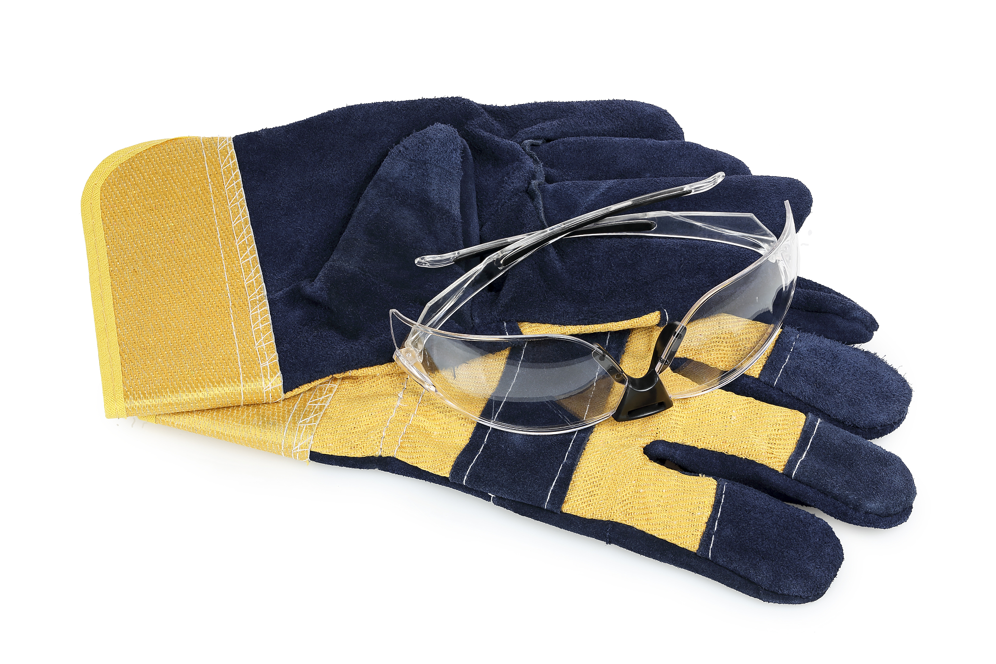 gloves and goggles
