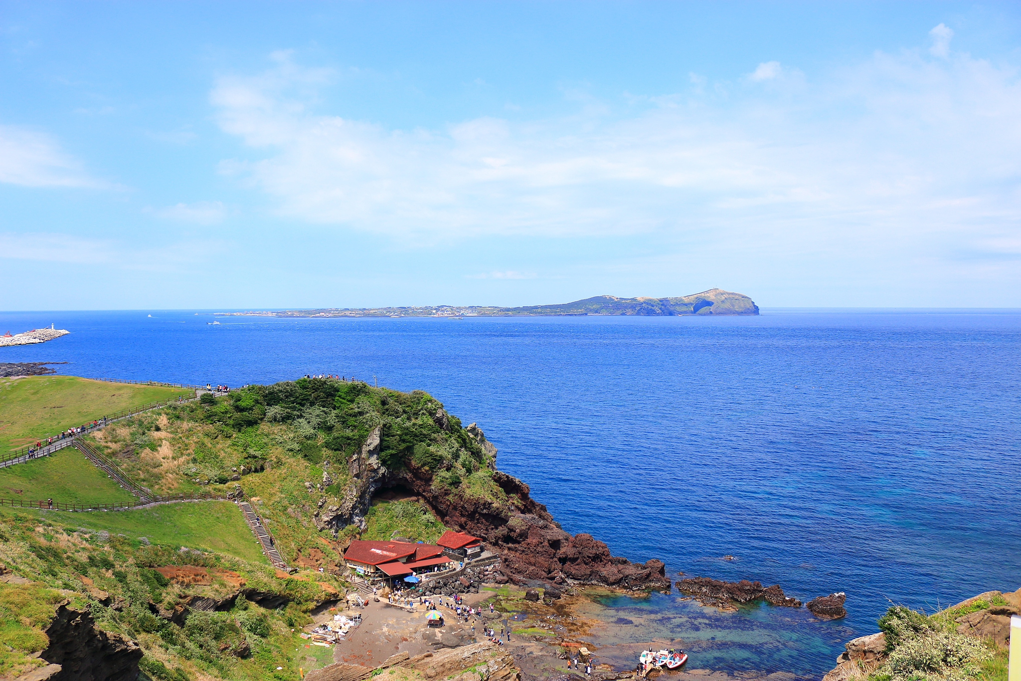 seongsan sunrise peak, unesco world heritage site, sunrise, sunr