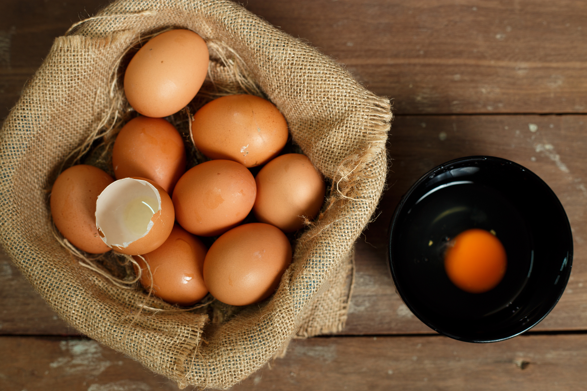 fresh eggs.