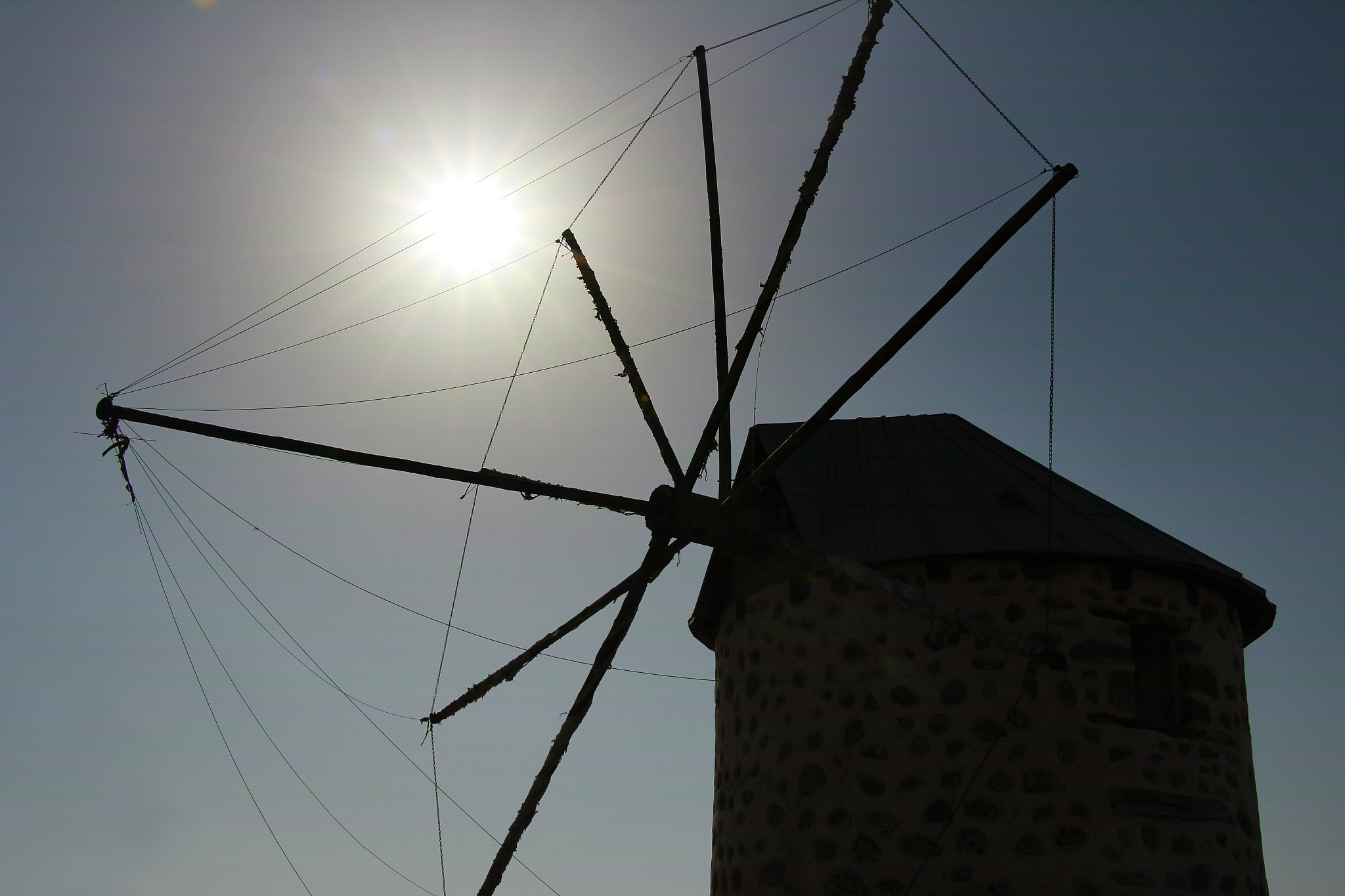 old windmill in bodrum