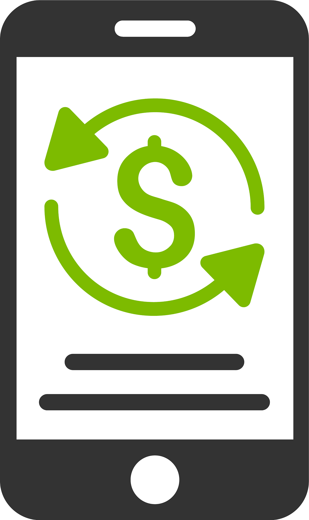 mobile payment flat icon